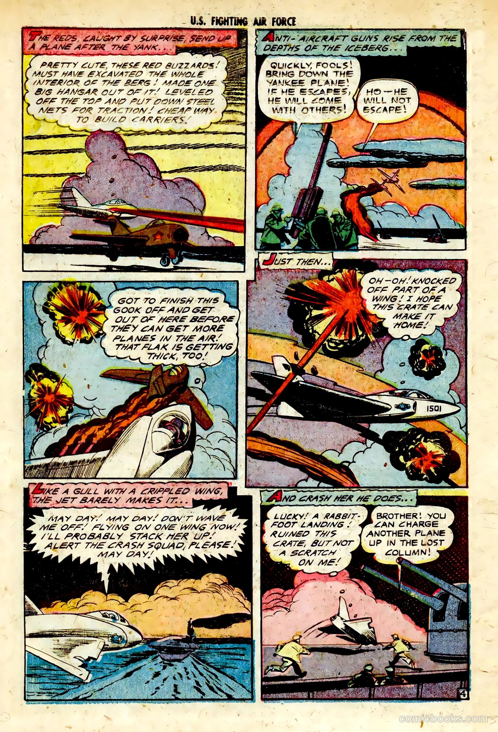 U.S. Fighting Air Force #28 (1956) — page 30 of 36