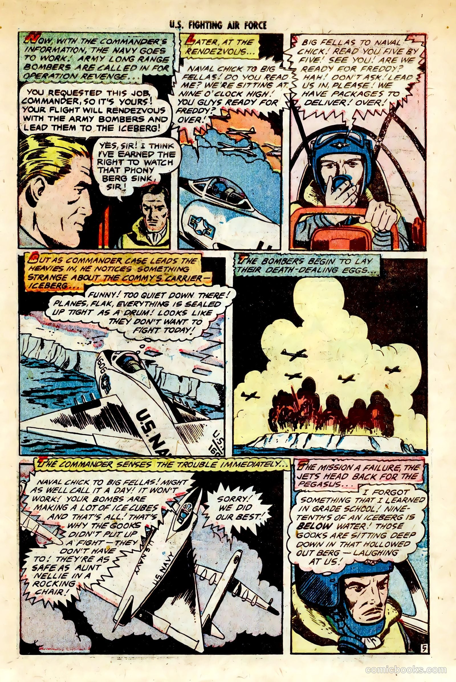 U.S. Fighting Air Force #28 (1956) — page 31 of 36