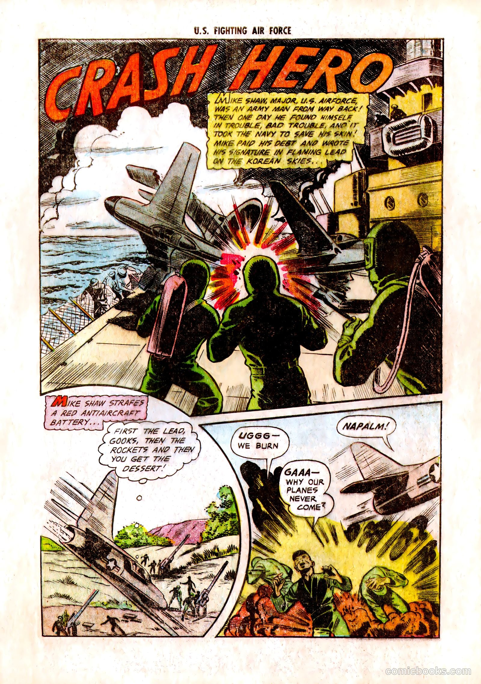 U.S. Fighting Air Force #3 (1953) — page 9 of 37