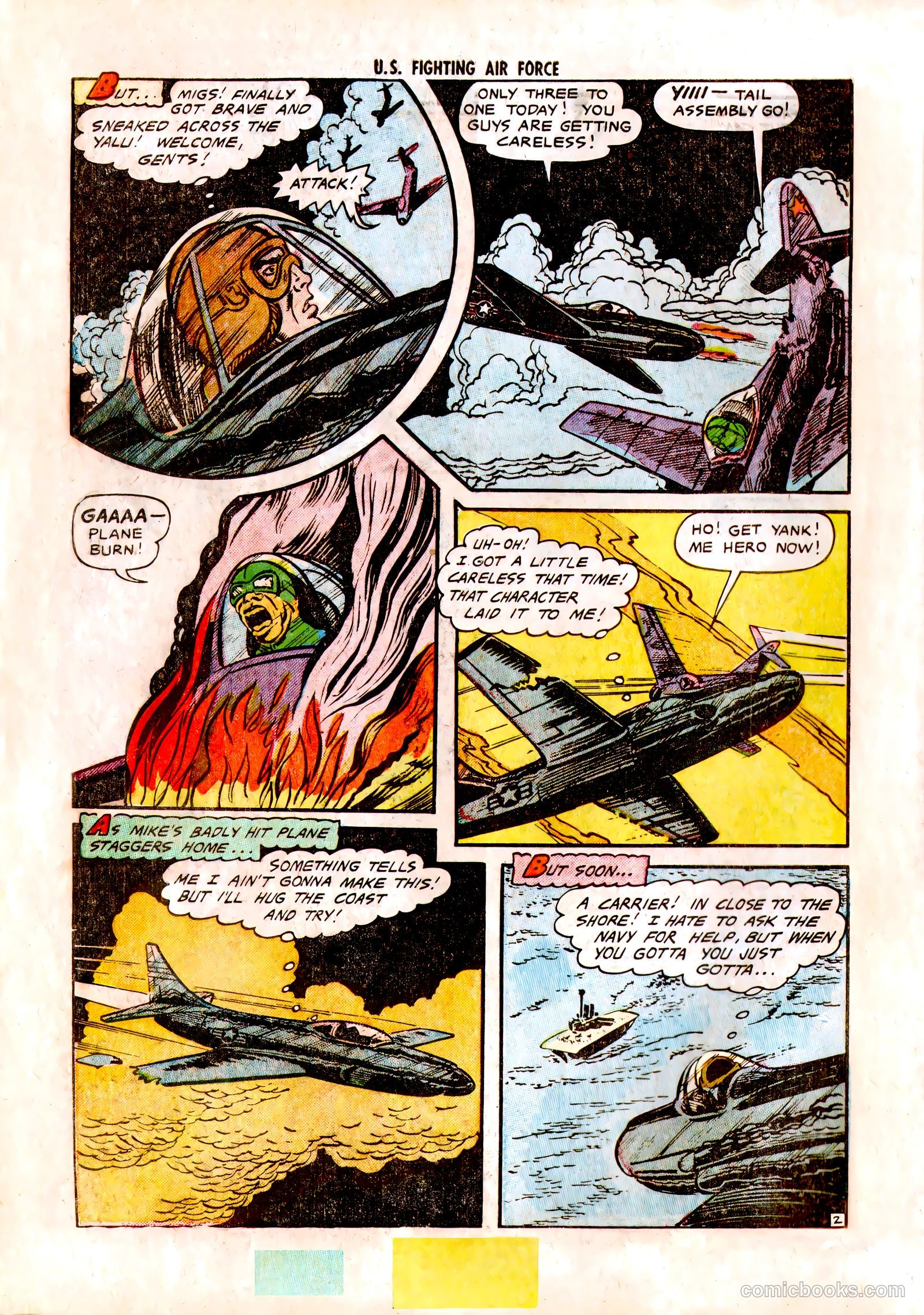 U.S. Fighting Air Force #3 (1953) — page 10 of 37