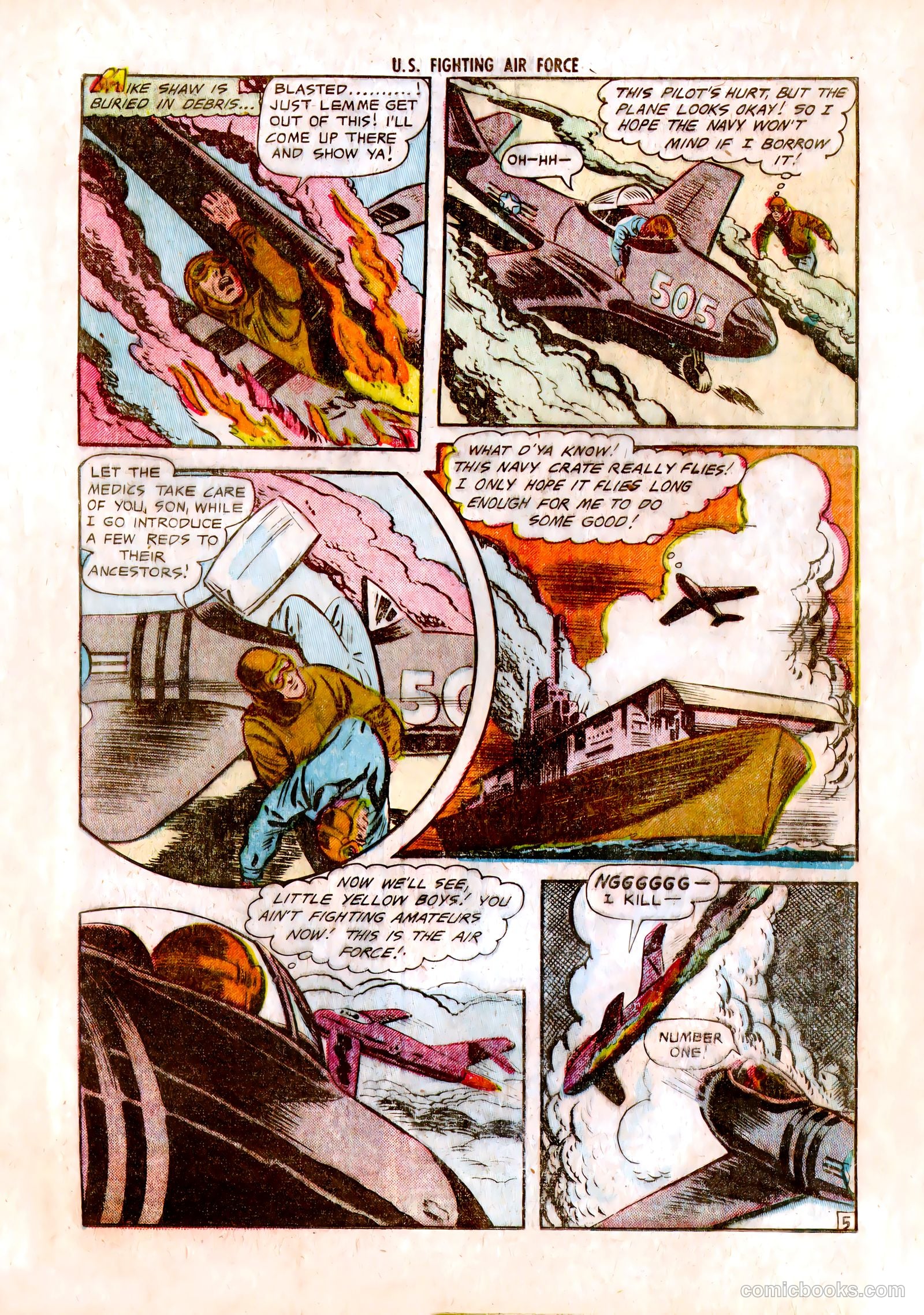 U.S. Fighting Air Force #3 (1953) — page 13 of 37