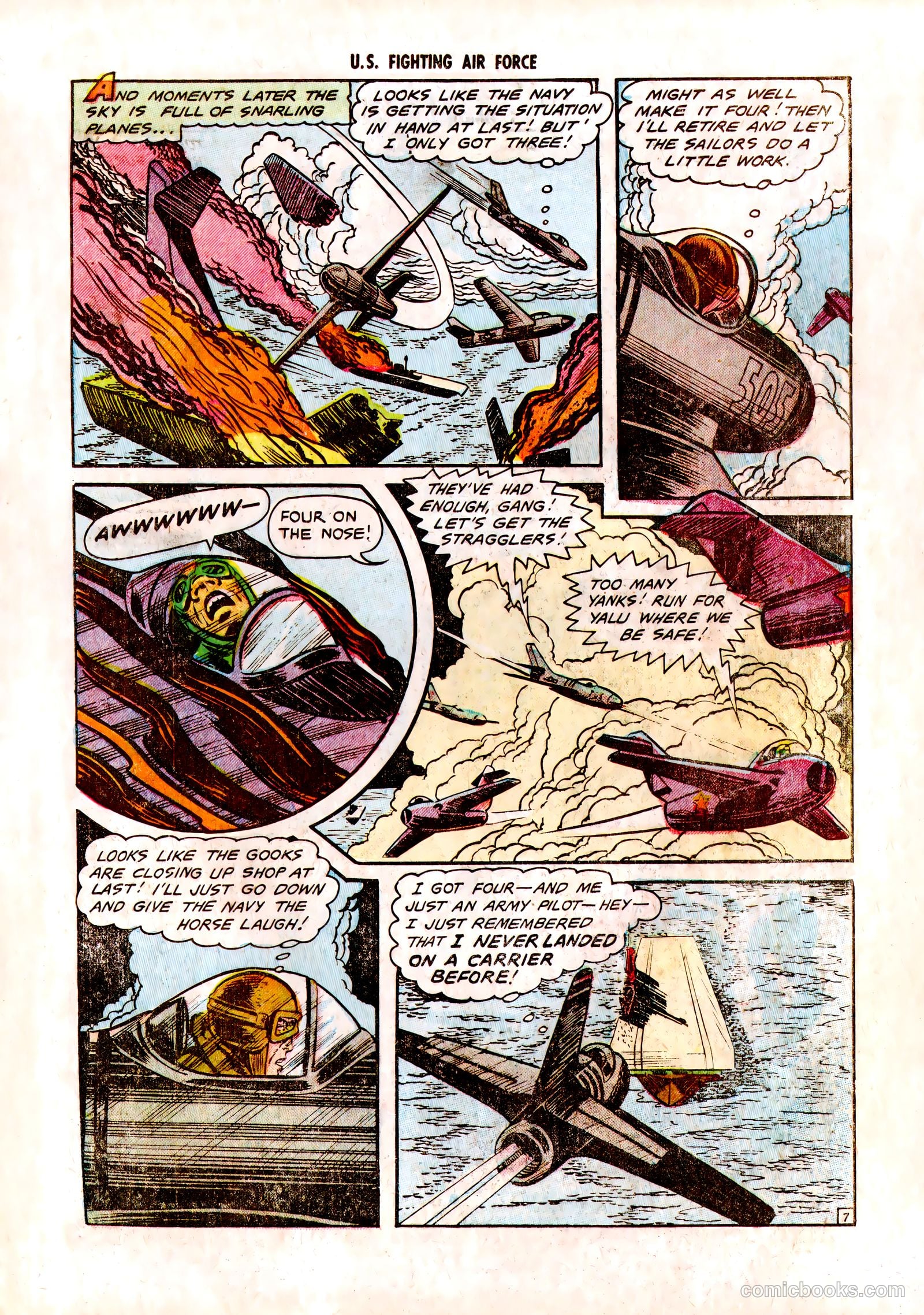 U.S. Fighting Air Force #3 (1953) — page 15 of 37