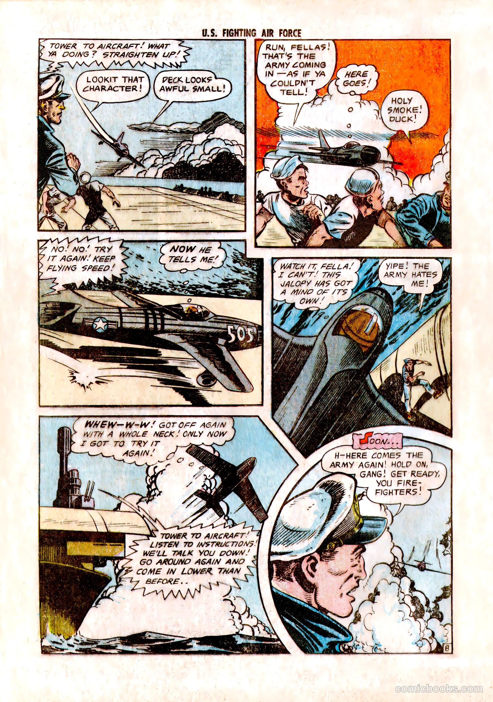 U.S. Fighting Air Force #3 (1953) — page 16 of 37