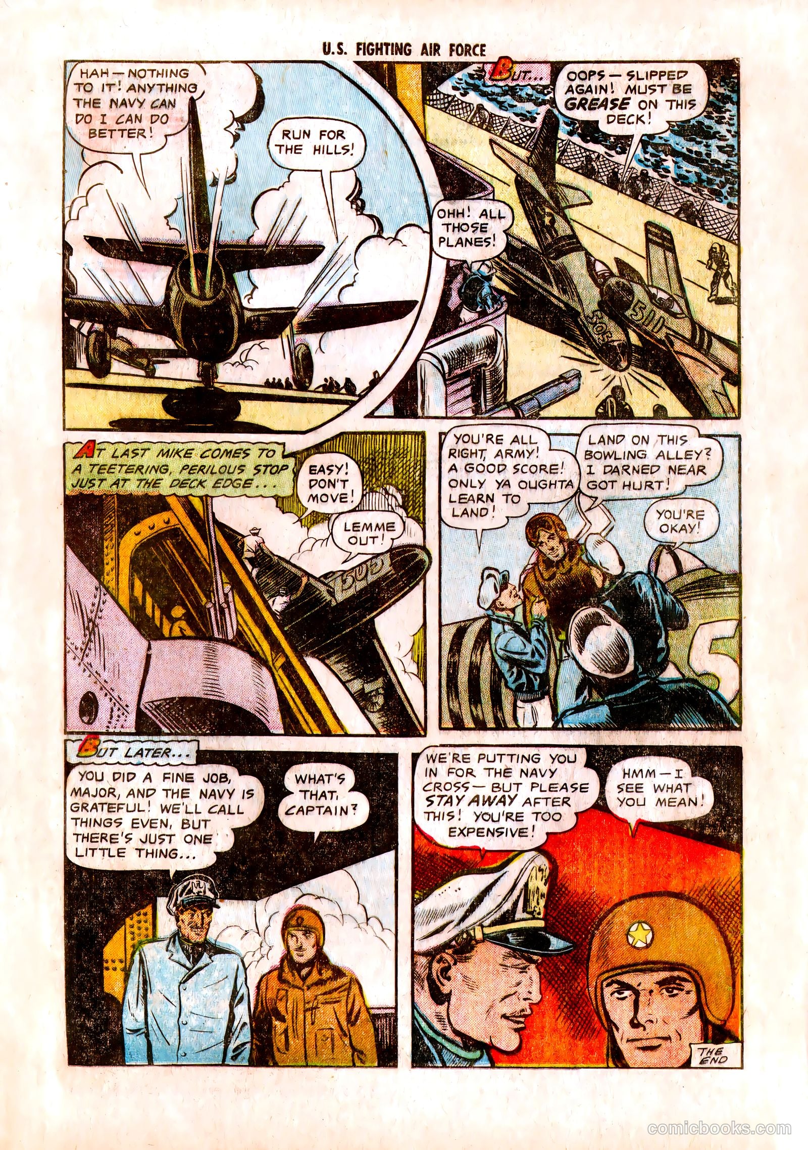 U.S. Fighting Air Force #3 (1953) — page 17 of 37