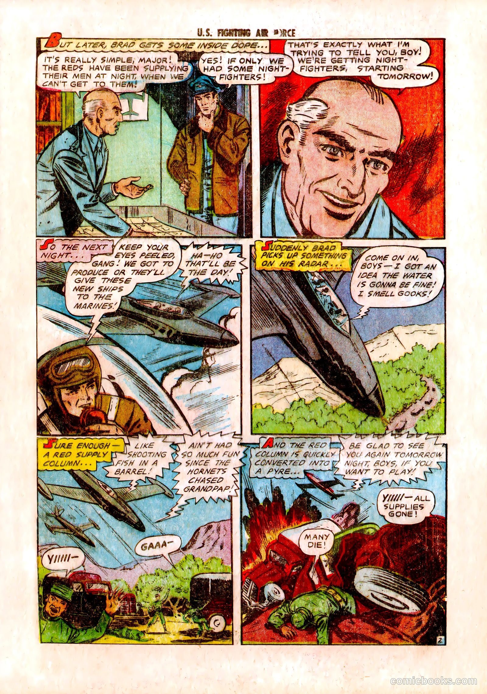 U.S. Fighting Air Force #3 (1953) — page 21 of 37