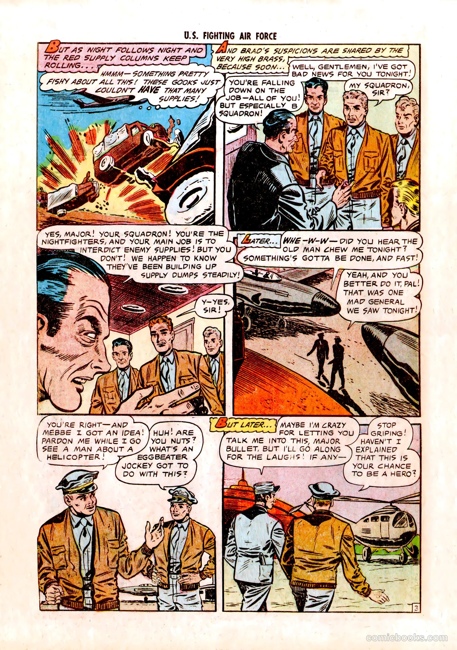 U.S. Fighting Air Force #3 (1953) — page 22 of 37