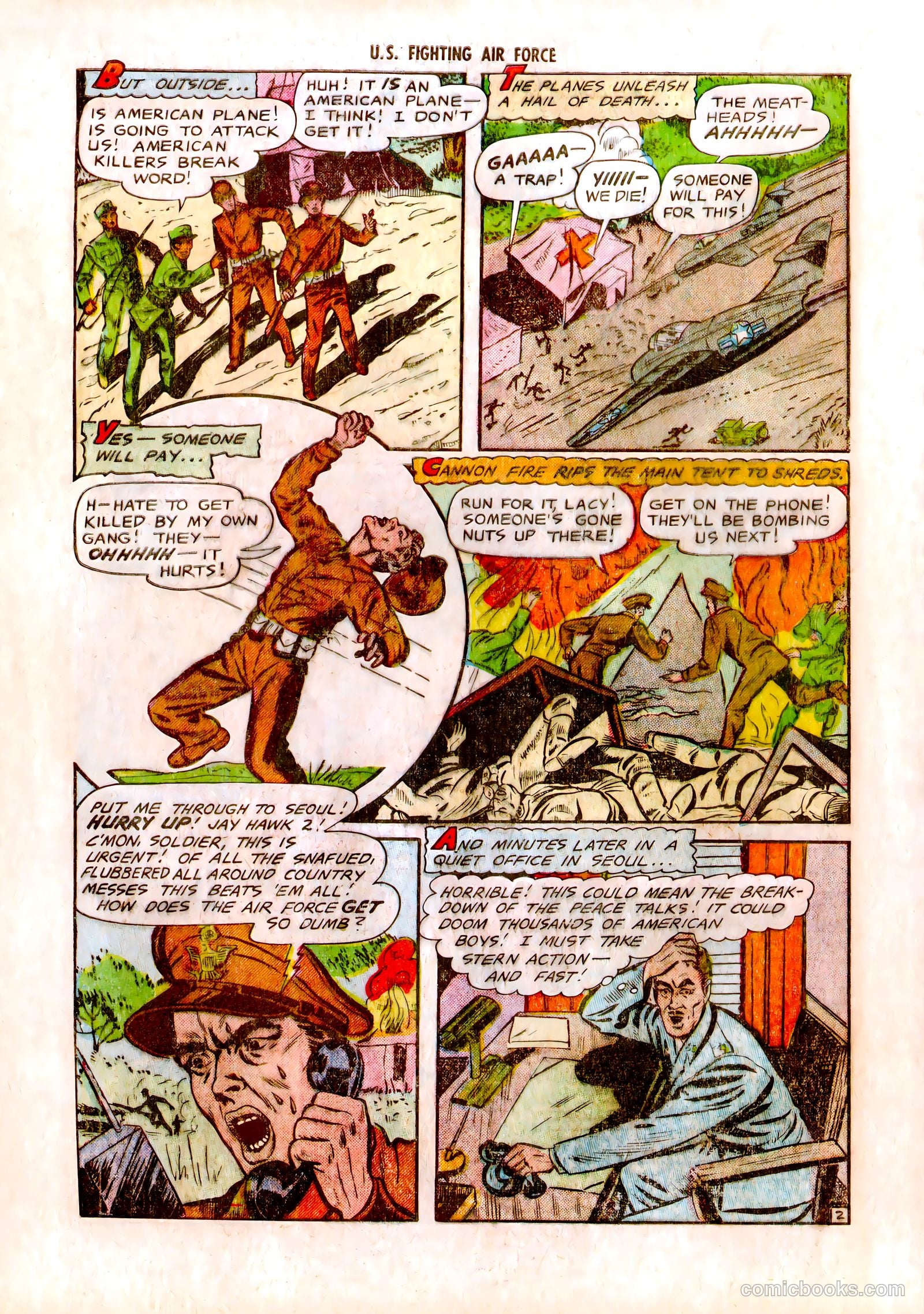 U.S. Fighting Air Force #3 (1953) — page 28 of 37