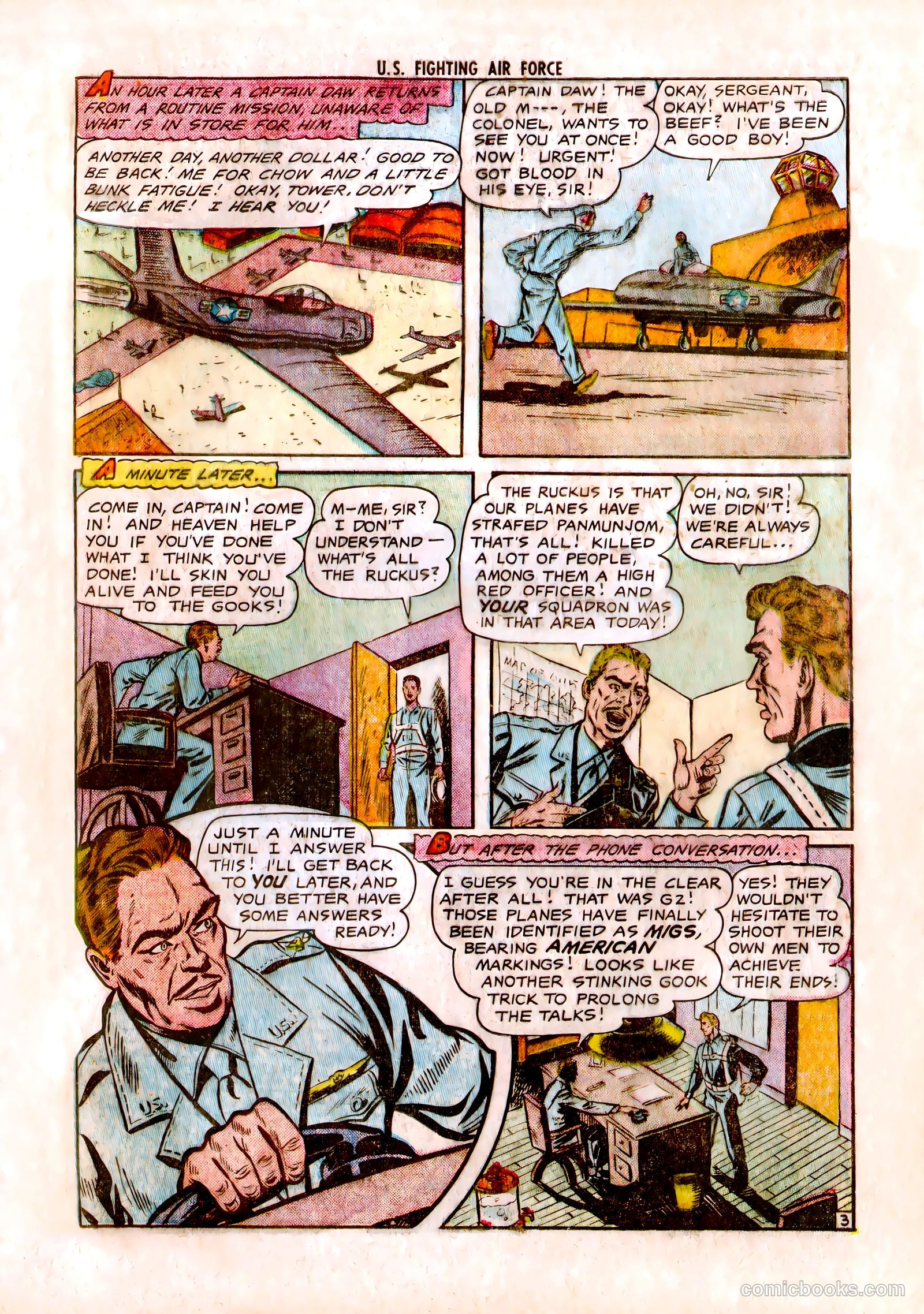 U.S. Fighting Air Force #3 (1953) — page 29 of 37
