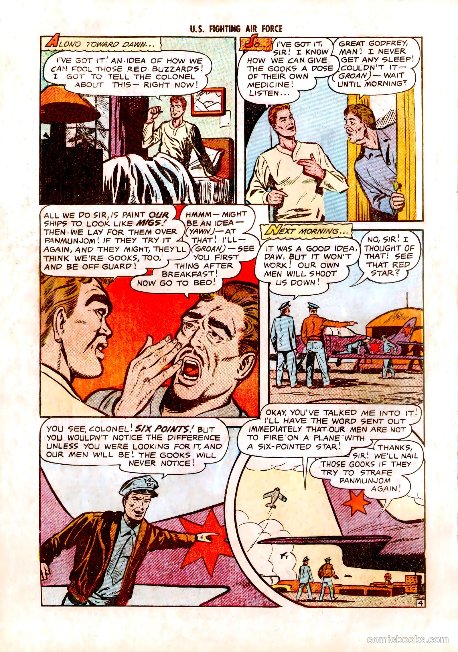 U.S. Fighting Air Force #3 (1953) — page 30 of 37
