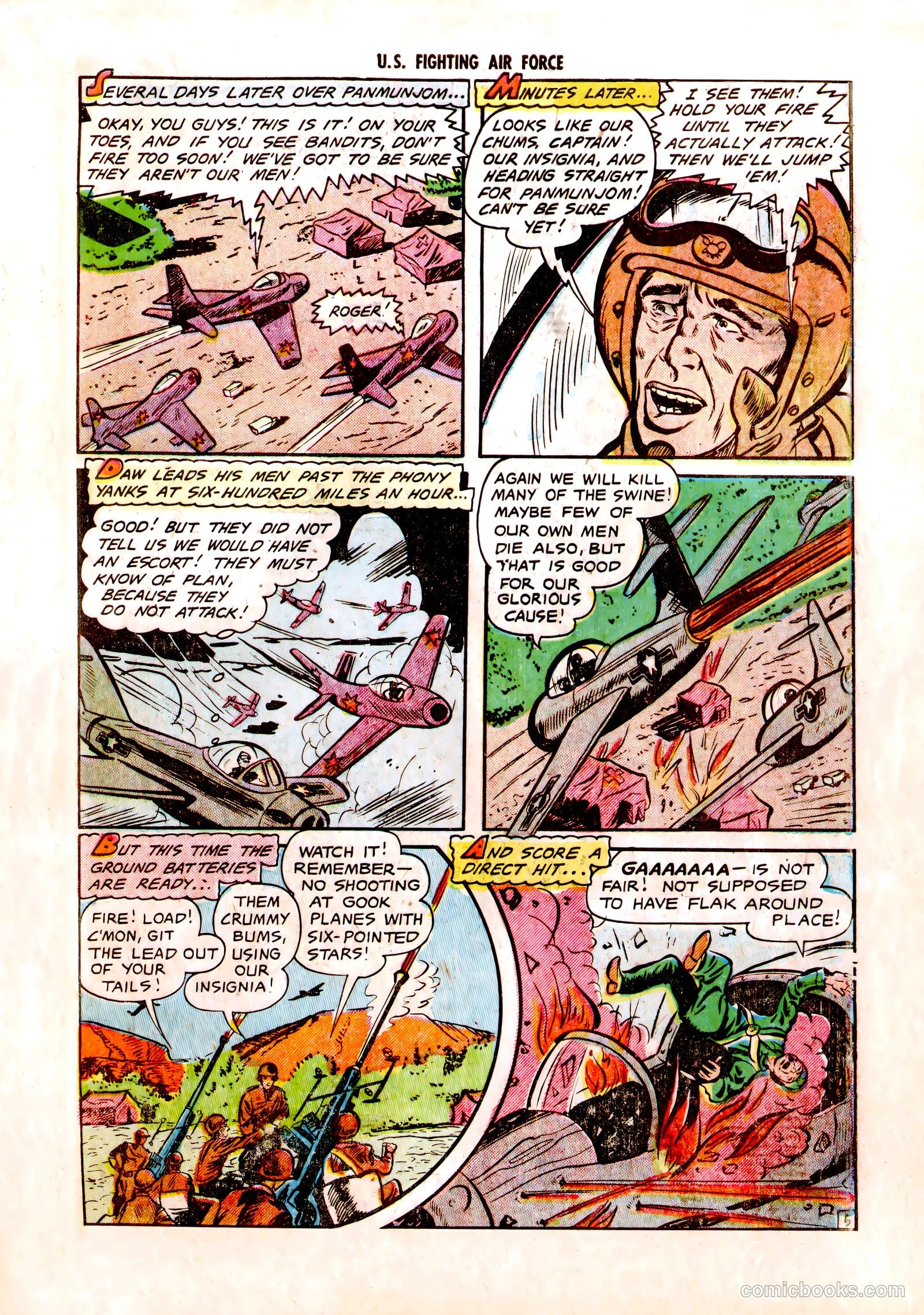 U.S. Fighting Air Force #3 (1953) — page 31 of 37