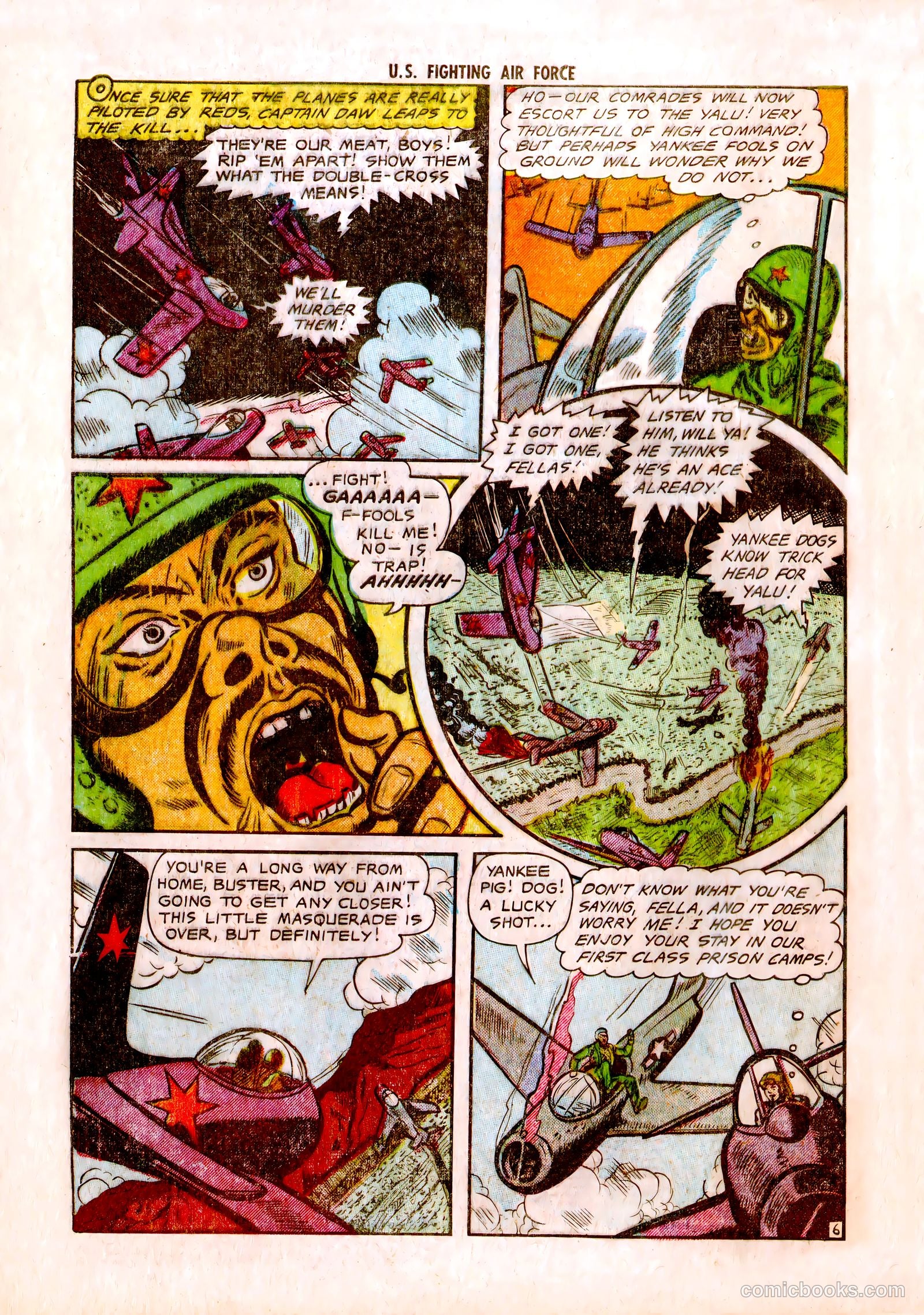U.S. Fighting Air Force #3 (1953) — page 32 of 37