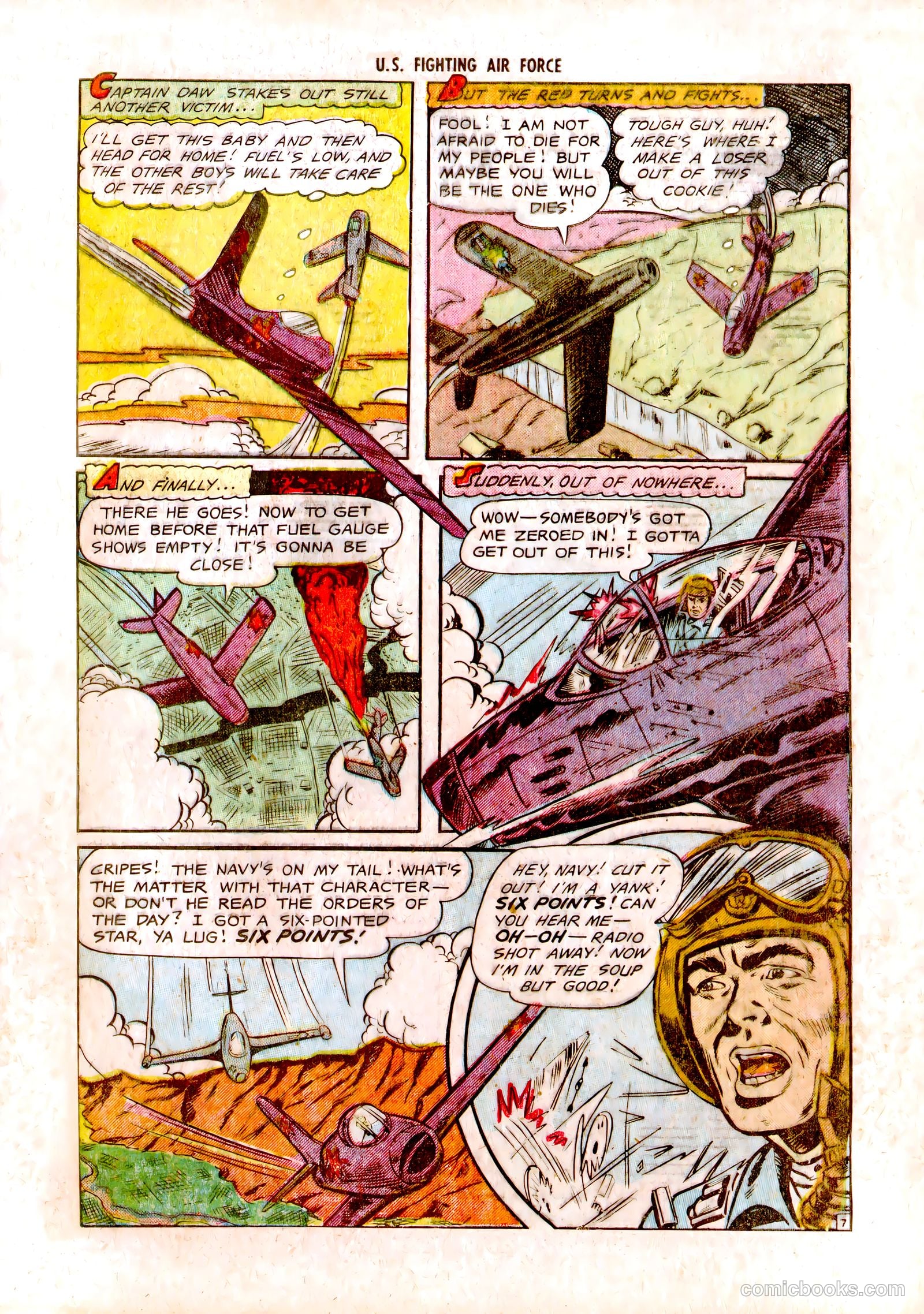 U.S. Fighting Air Force #3 (1953) — page 33 of 37