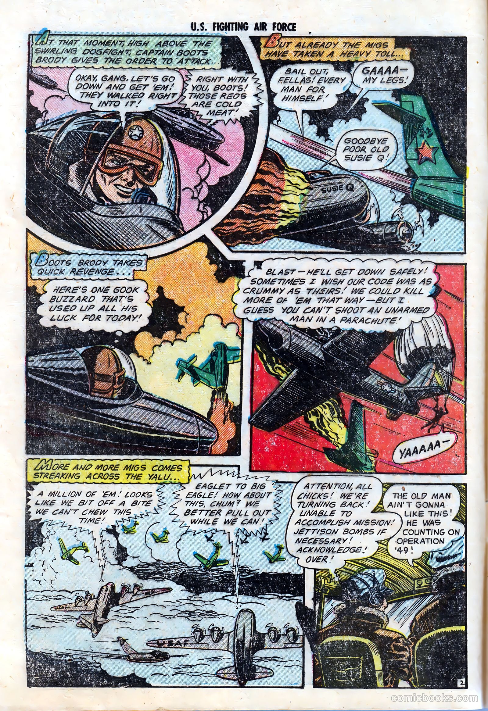 U.S. Fighting Air Force #4 (1953) — page 4 of 36
