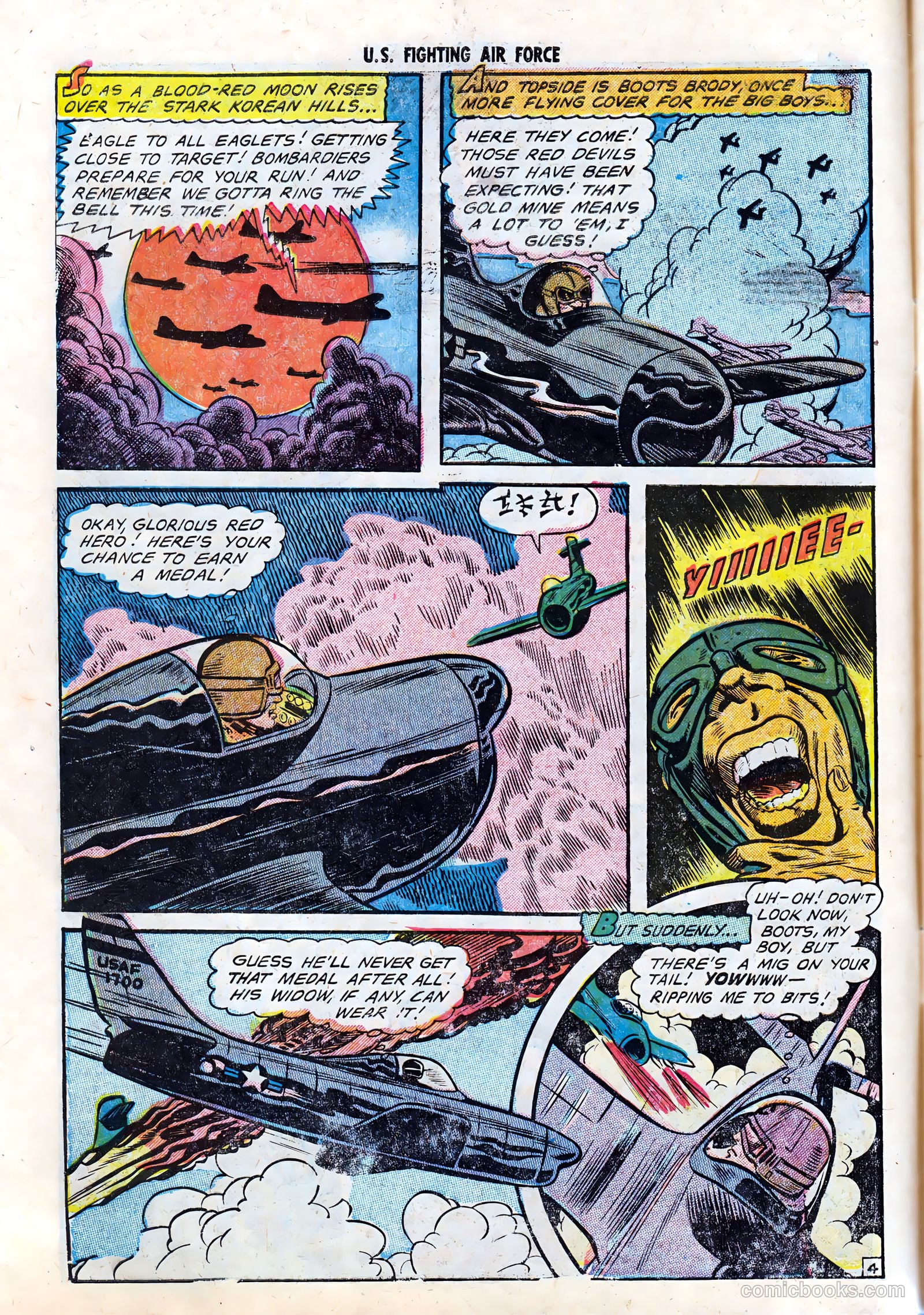 U.S. Fighting Air Force #4 (1953) — page 6 of 36