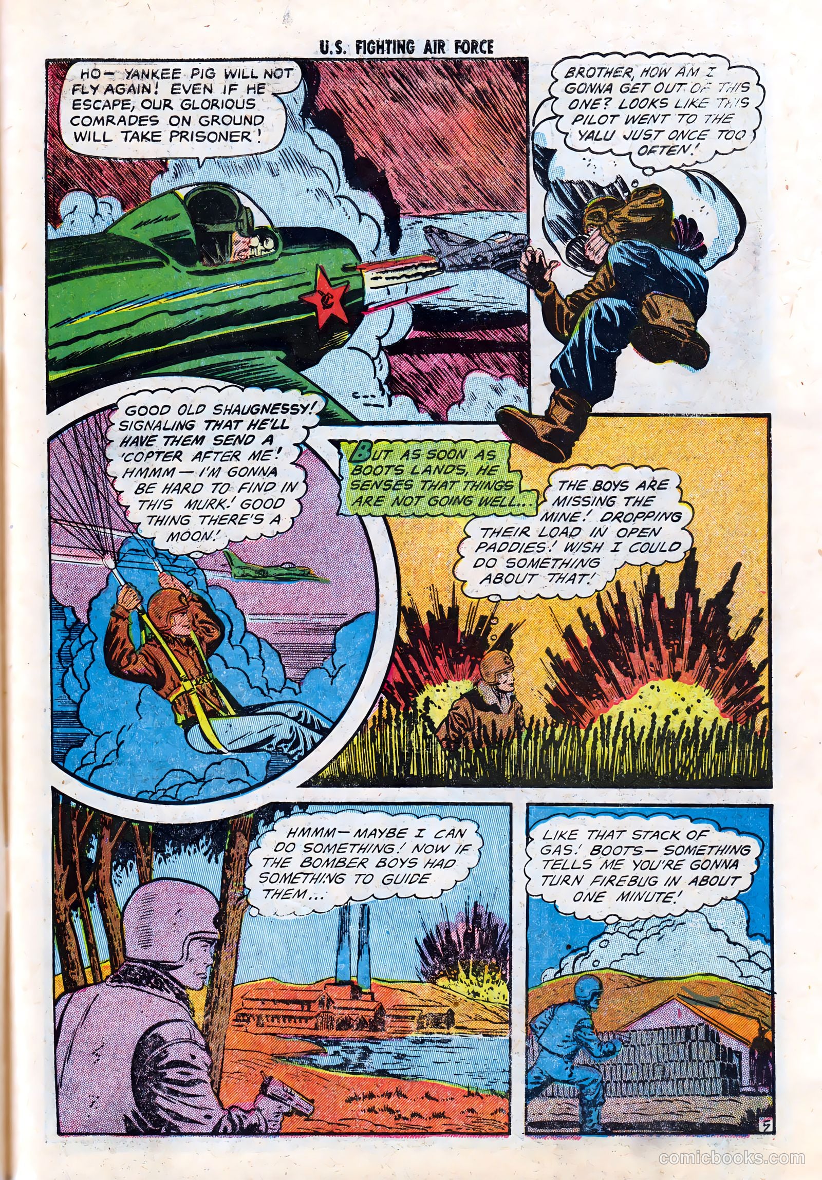 U.S. Fighting Air Force #4 (1953) — page 7 of 36