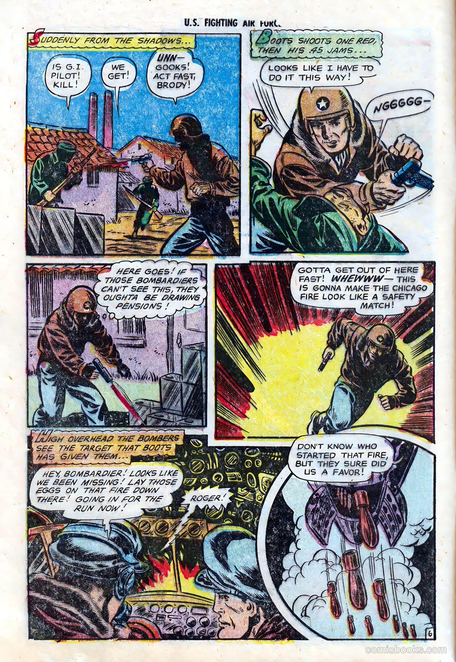 U.S. Fighting Air Force #4 (1953) — page 8 of 36