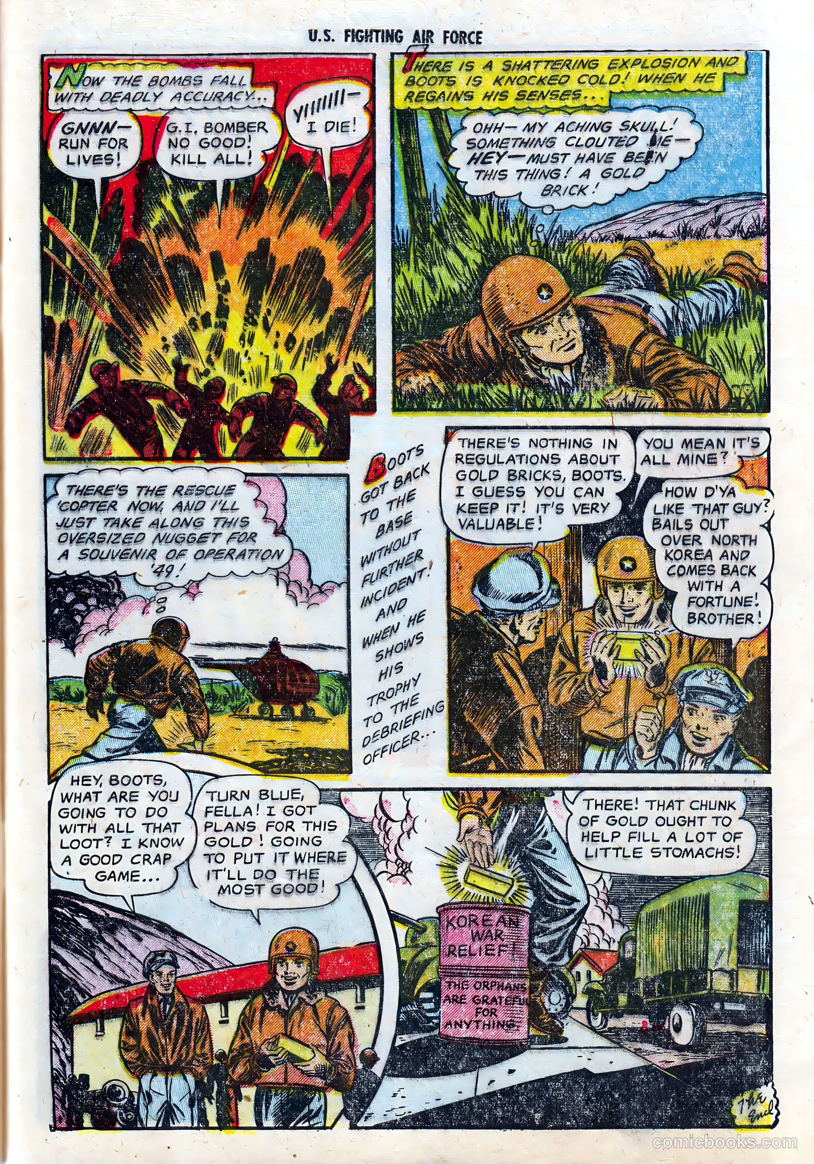 U.S. Fighting Air Force #4 (1953) — page 9 of 36