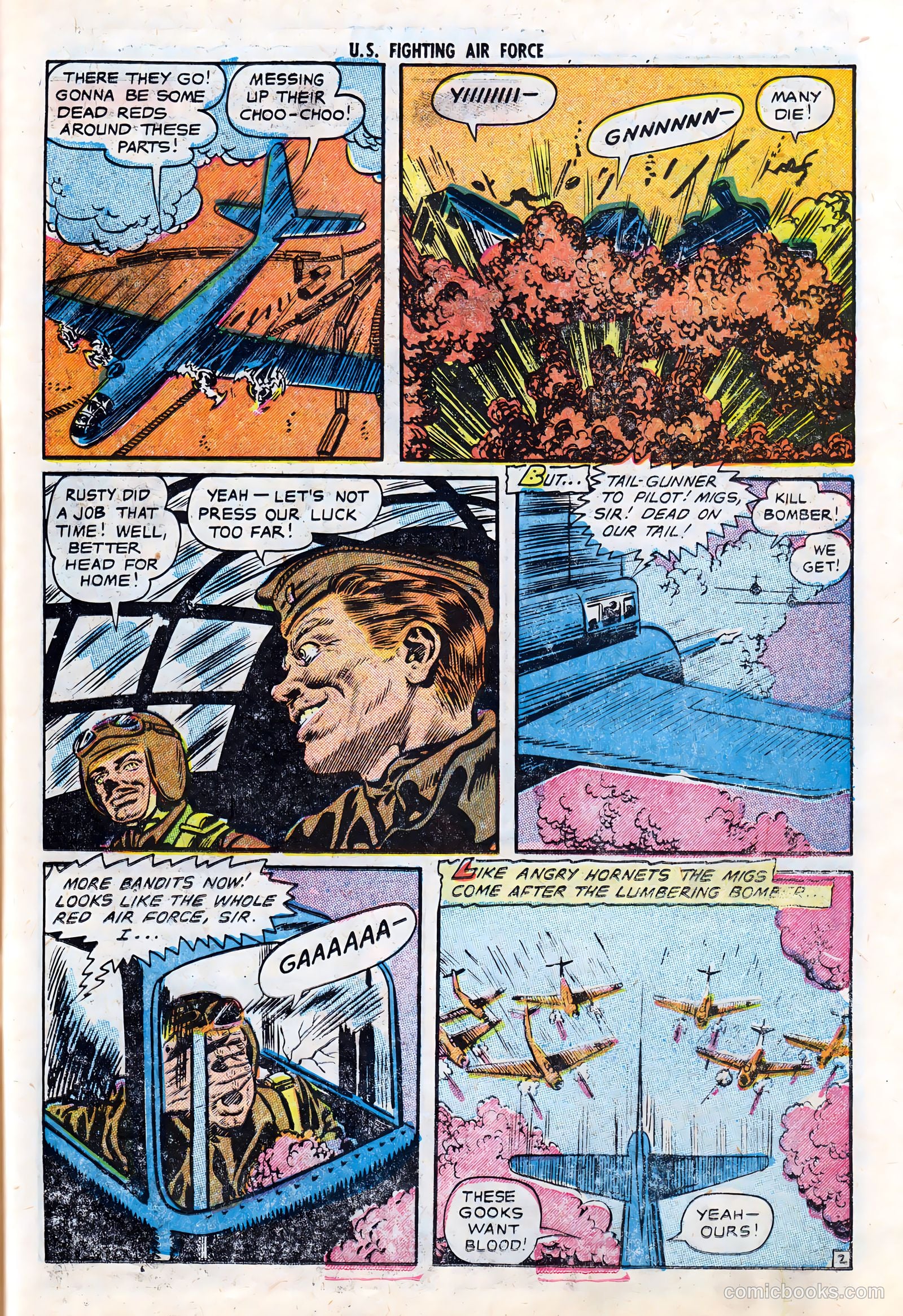 U.S. Fighting Air Force #4 (1953) — page 11 of 36