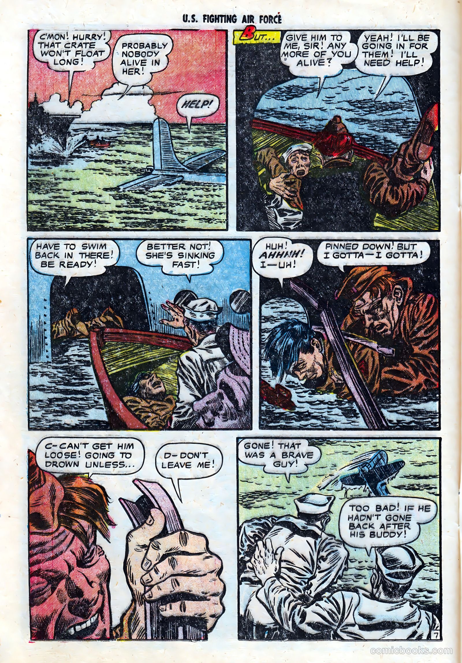 U.S. Fighting Air Force #4 (1953) — page 16 of 36