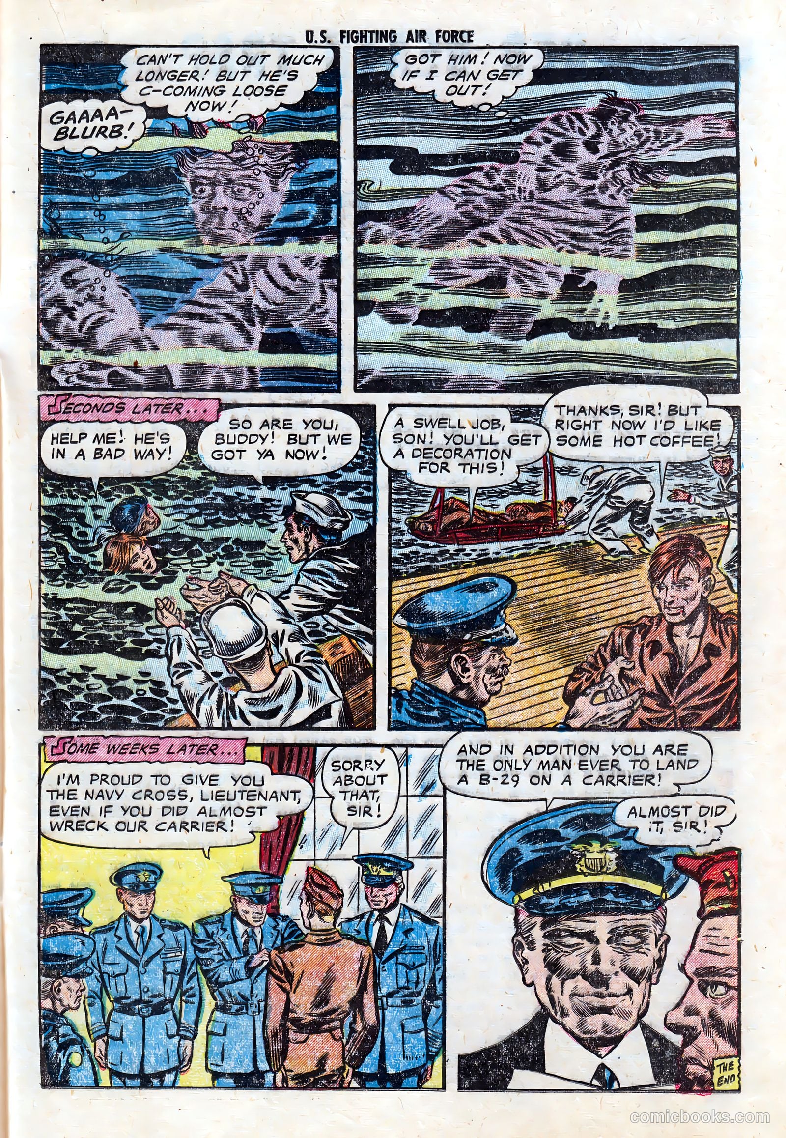U.S. Fighting Air Force #4 (1953) — page 17 of 36