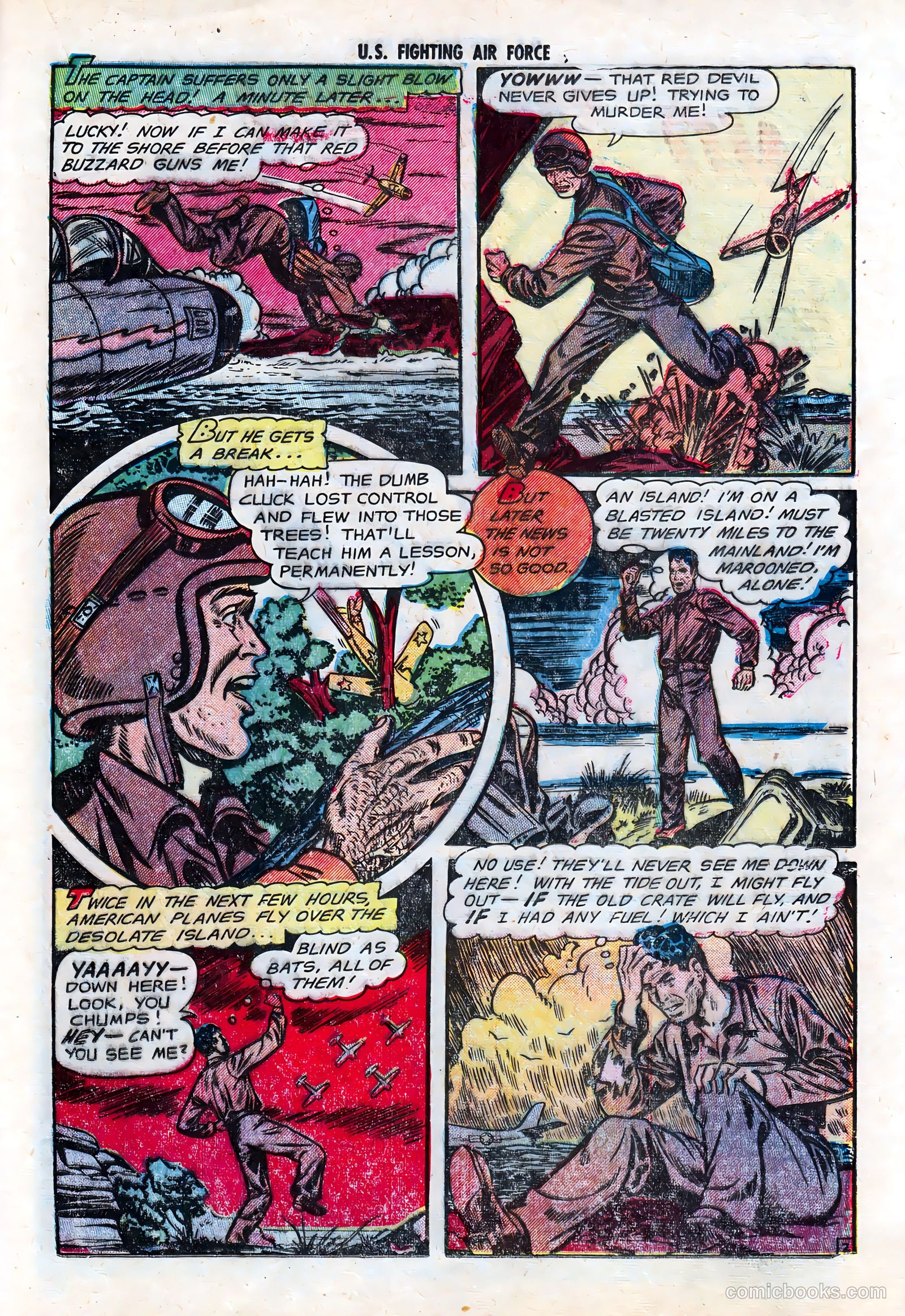 U.S. Fighting Air Force #4 (1953) — page 21 of 36