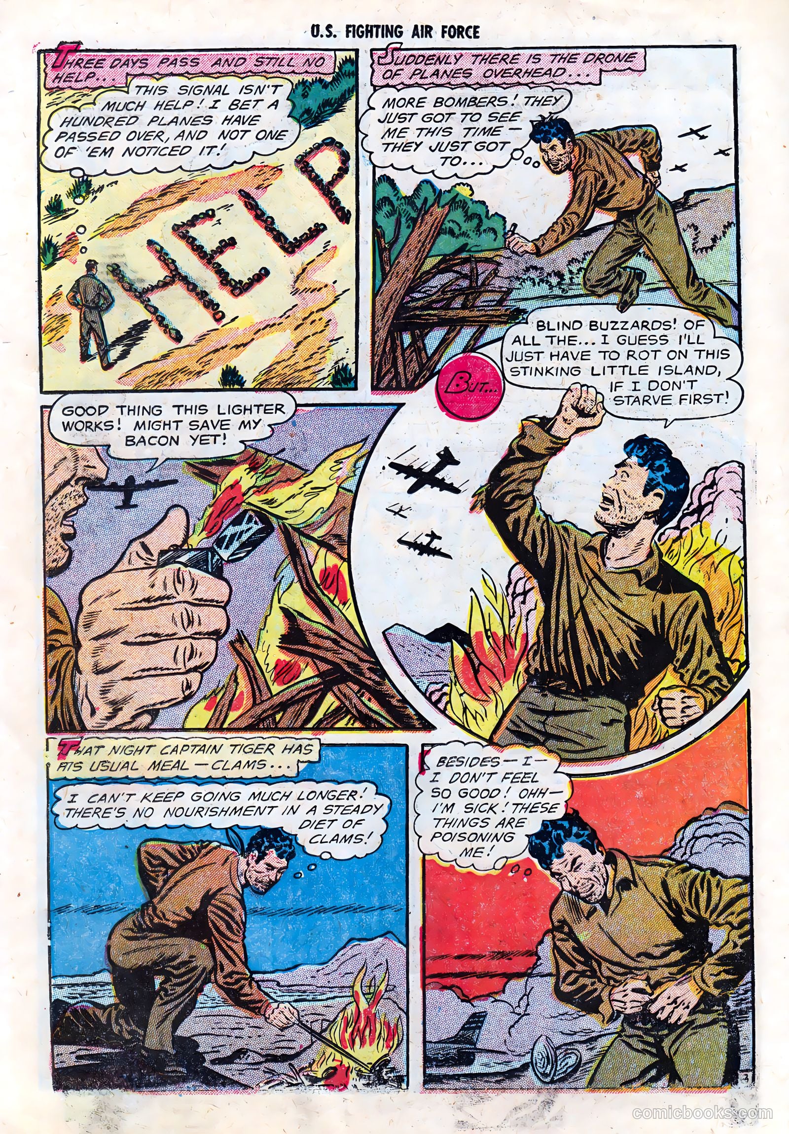 U.S. Fighting Air Force #4 (1953) — page 22 of 36