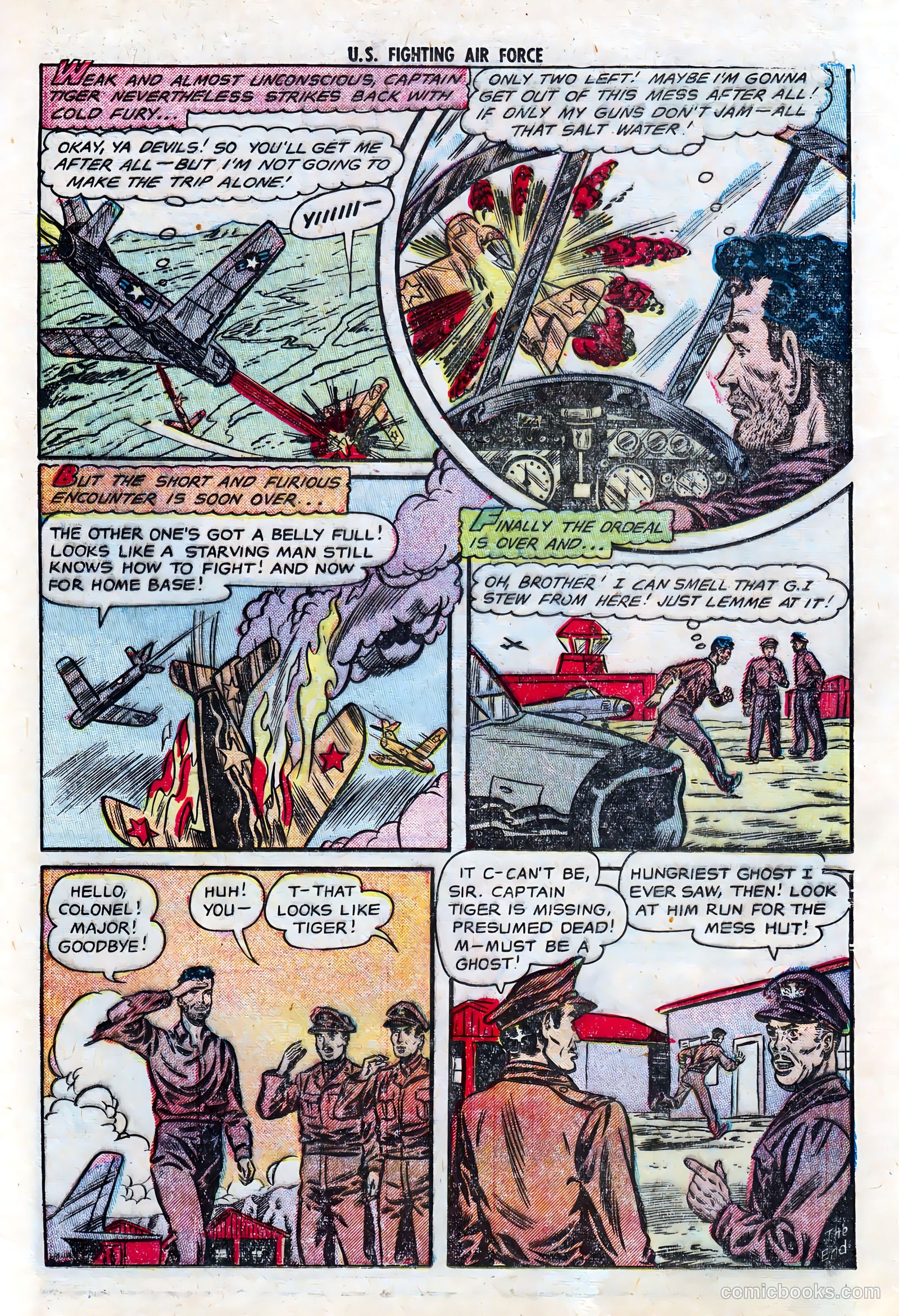 U.S. Fighting Air Force #4 (1953) — page 25 of 36