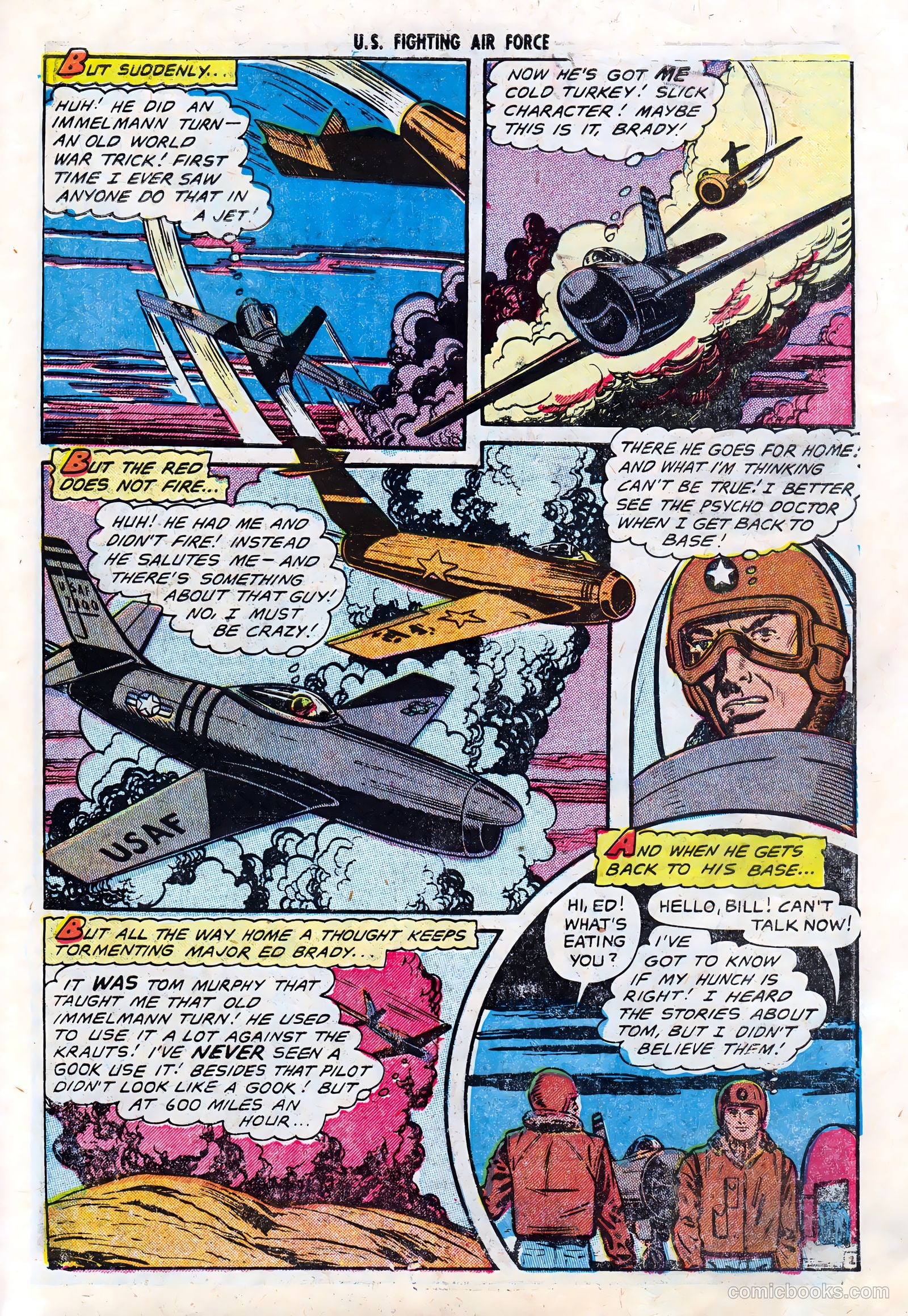 U.S. Fighting Air Force #4 (1953) — page 27 of 36