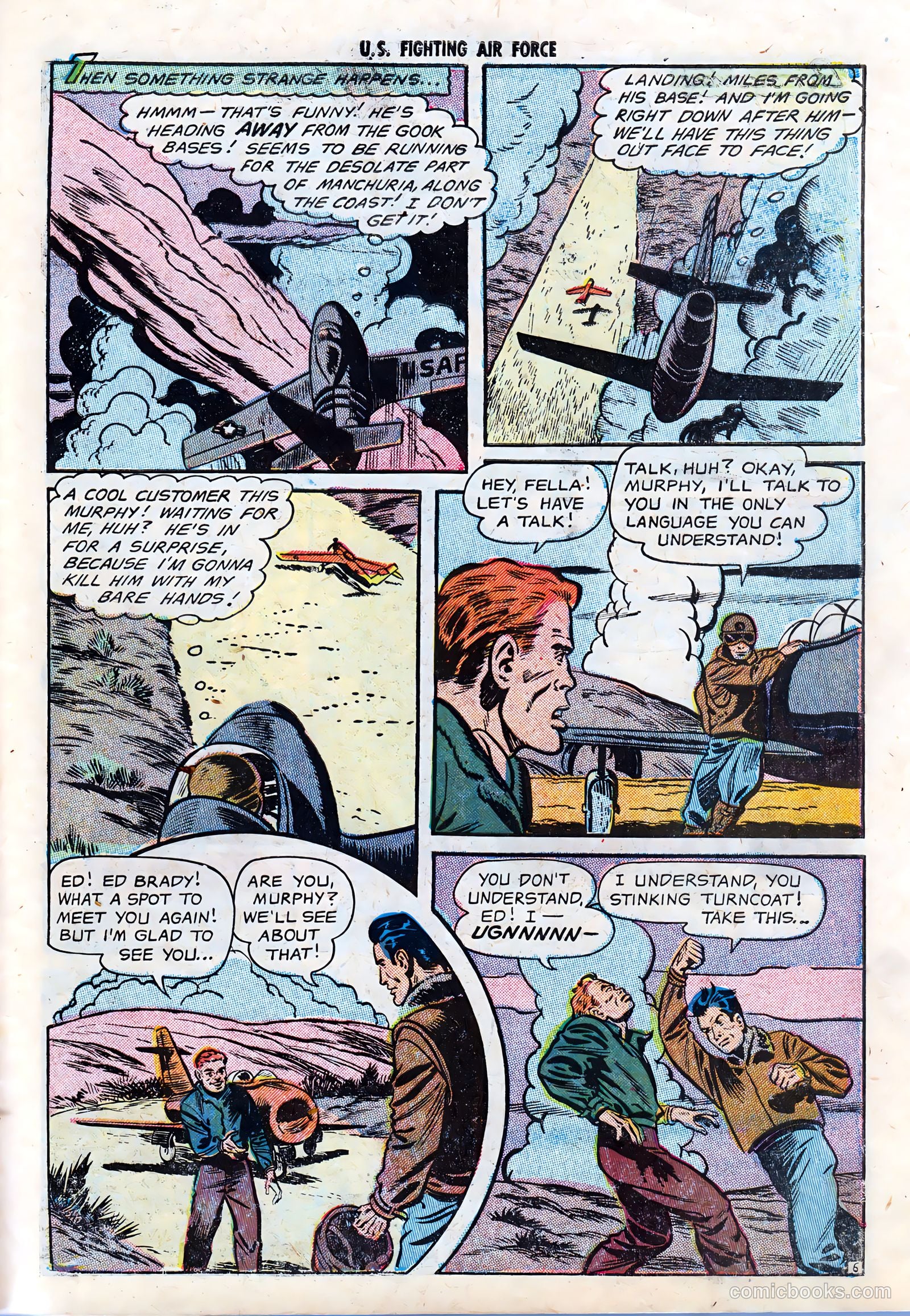 U.S. Fighting Air Force #4 (1953) — page 31 of 36