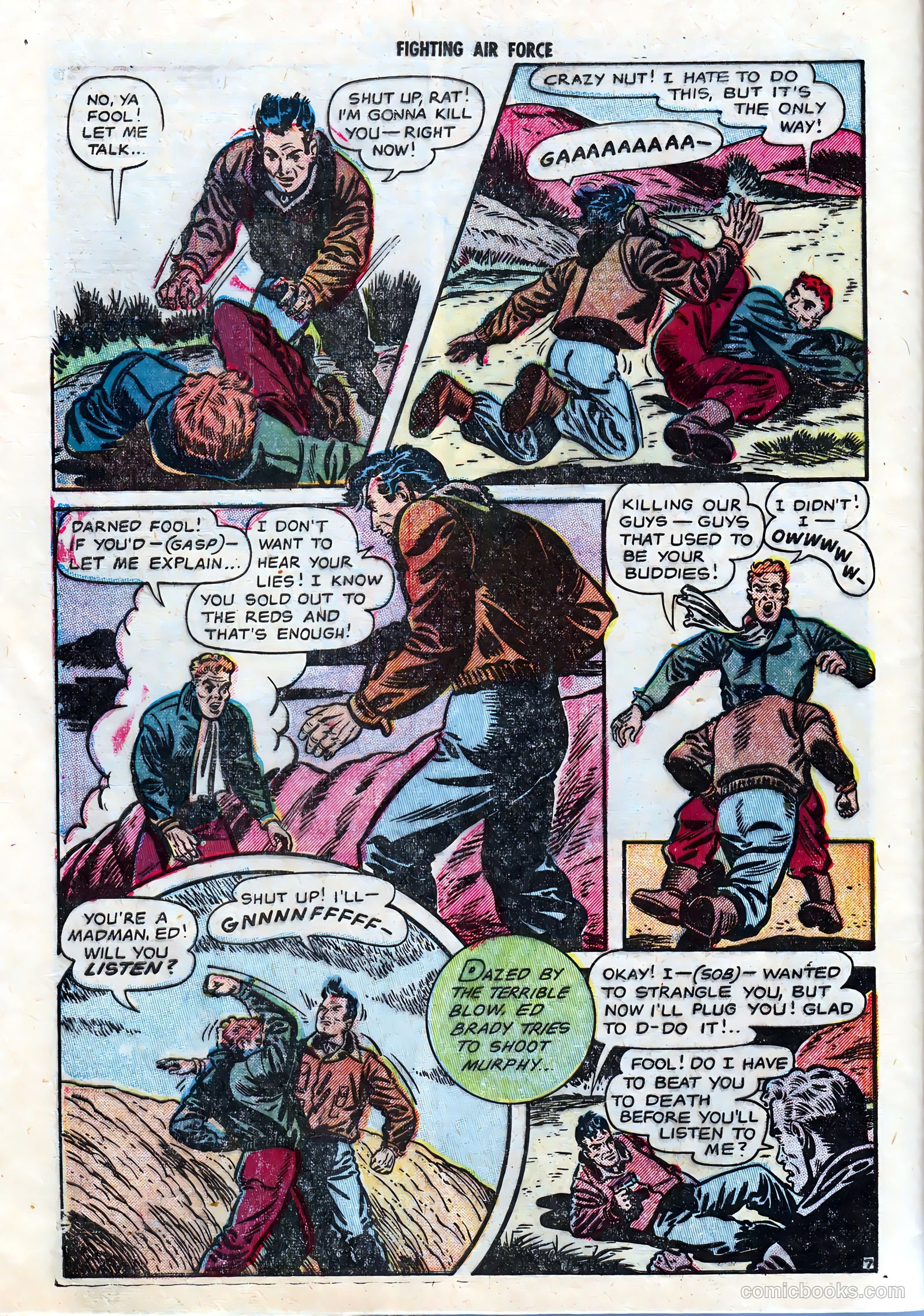 U.S. Fighting Air Force #4 (1953) — page 32 of 36