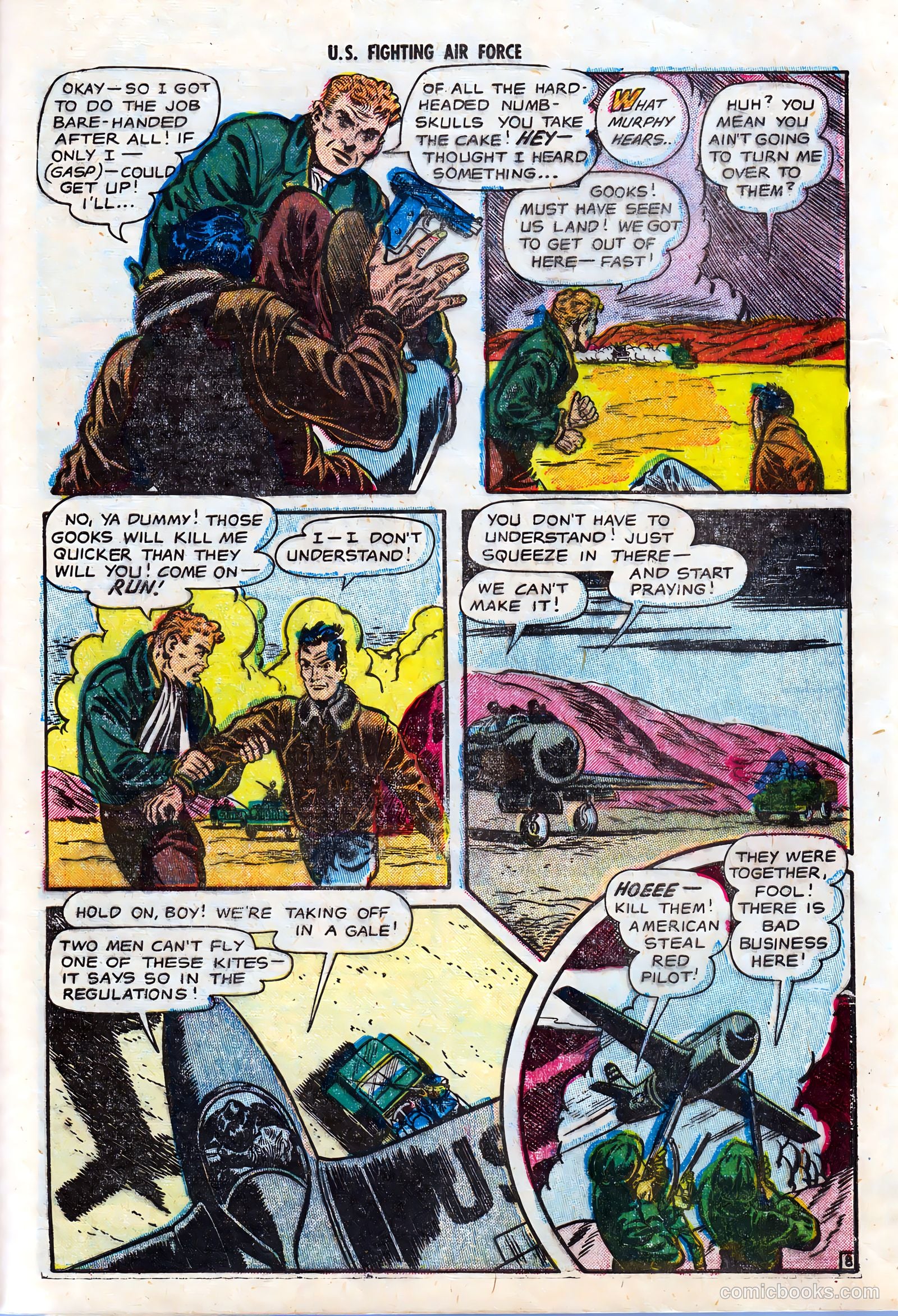 U.S. Fighting Air Force #4 (1953) — page 33 of 36