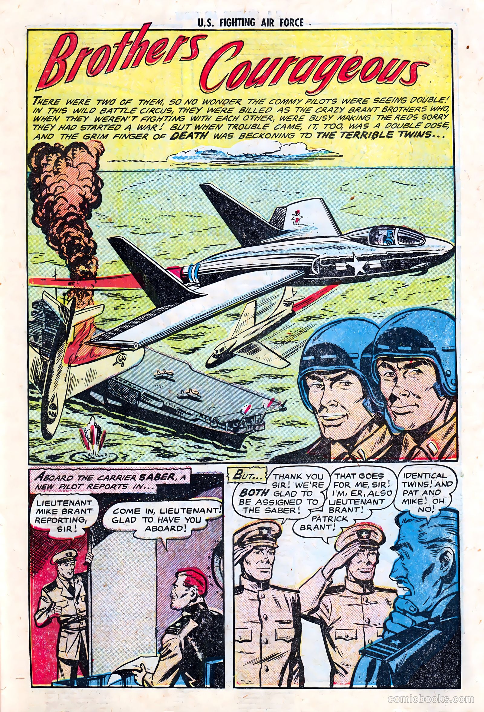 U.S. Fighting Air Force #5 (1953) — page 3 of 36