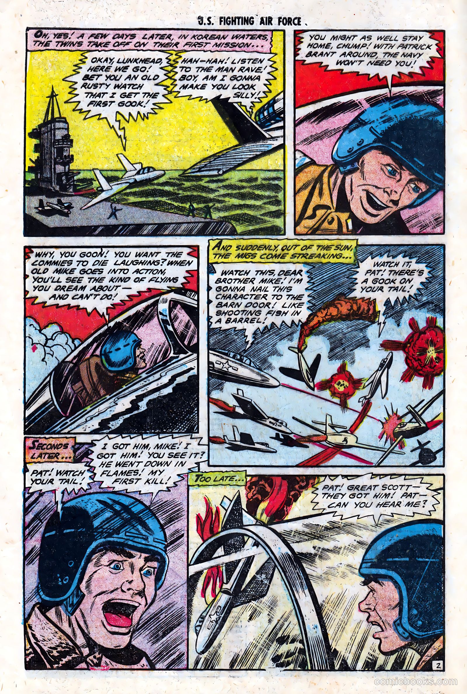 U.S. Fighting Air Force #5 (1953) — page 4 of 36