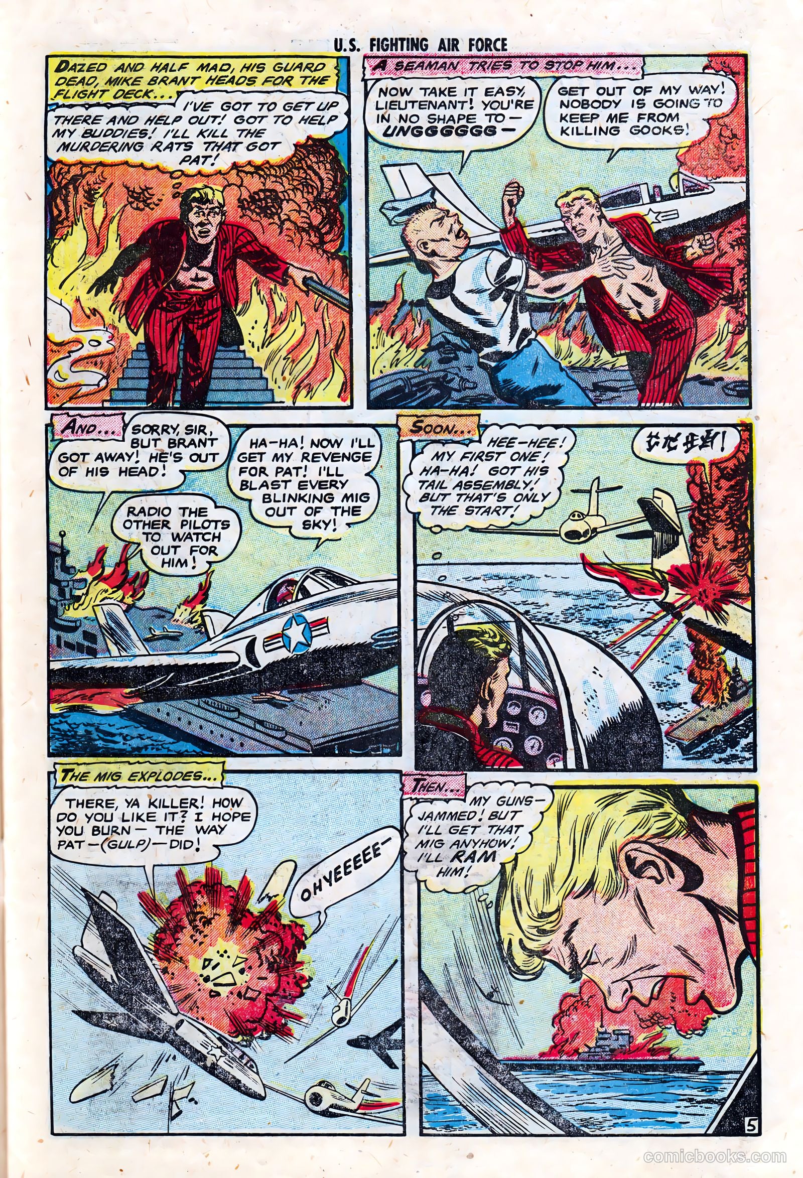 U.S. Fighting Air Force #5 (1953) — page 7 of 36