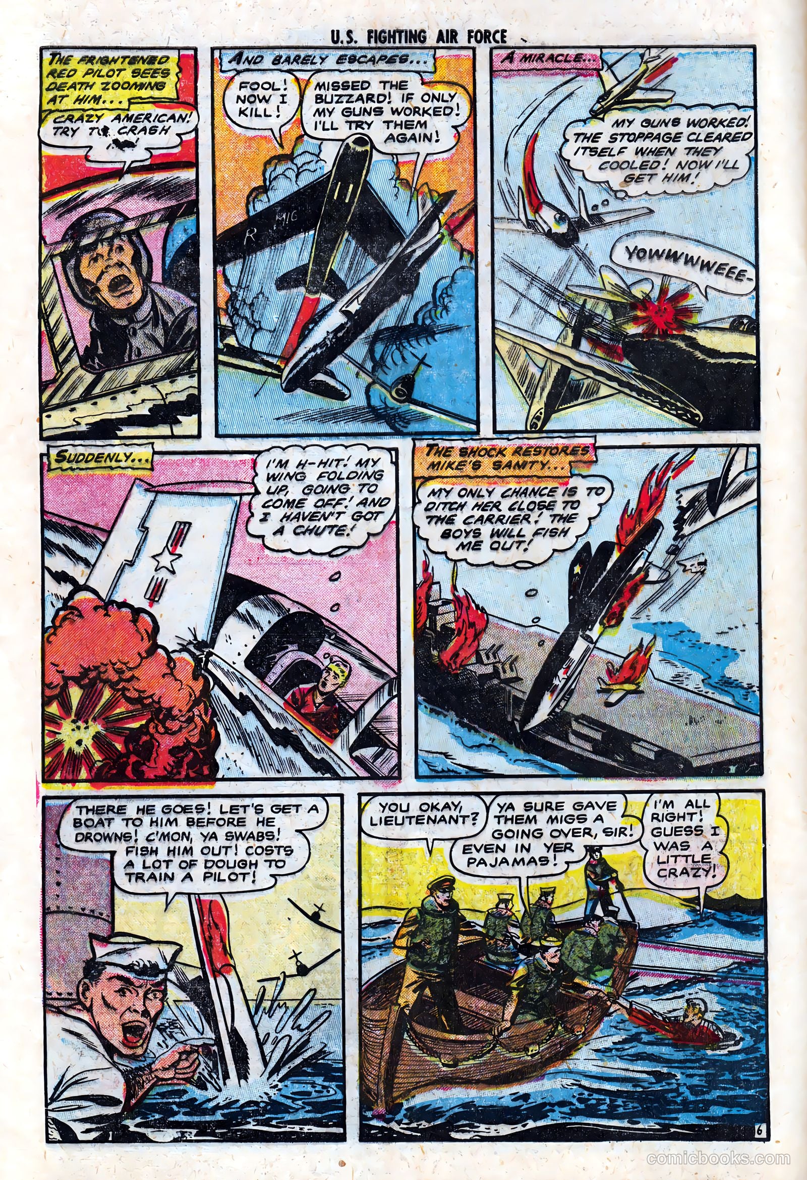 U.S. Fighting Air Force #5 (1953) — page 8 of 36