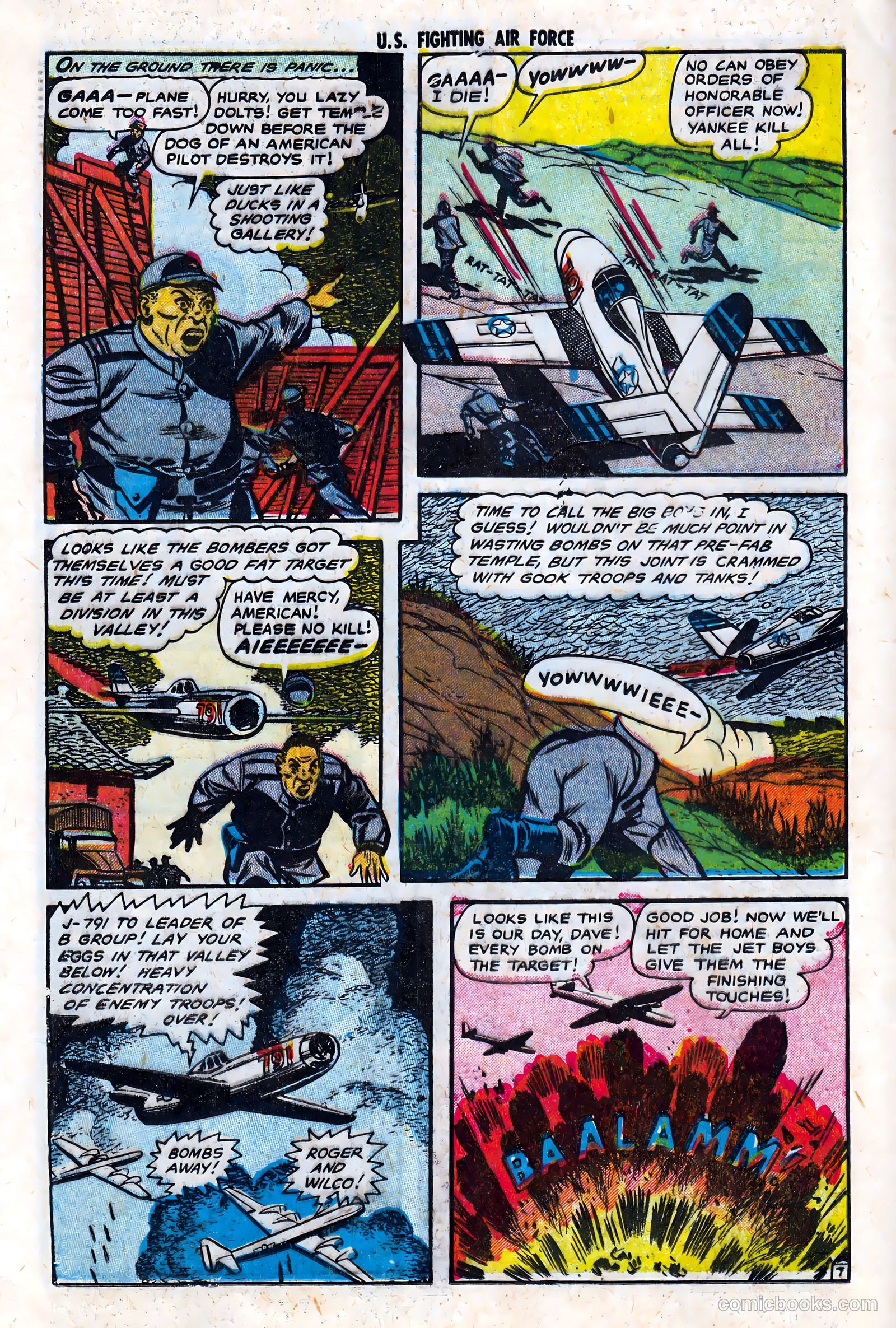U.S. Fighting Air Force #5 (1953) — page 16 of 36