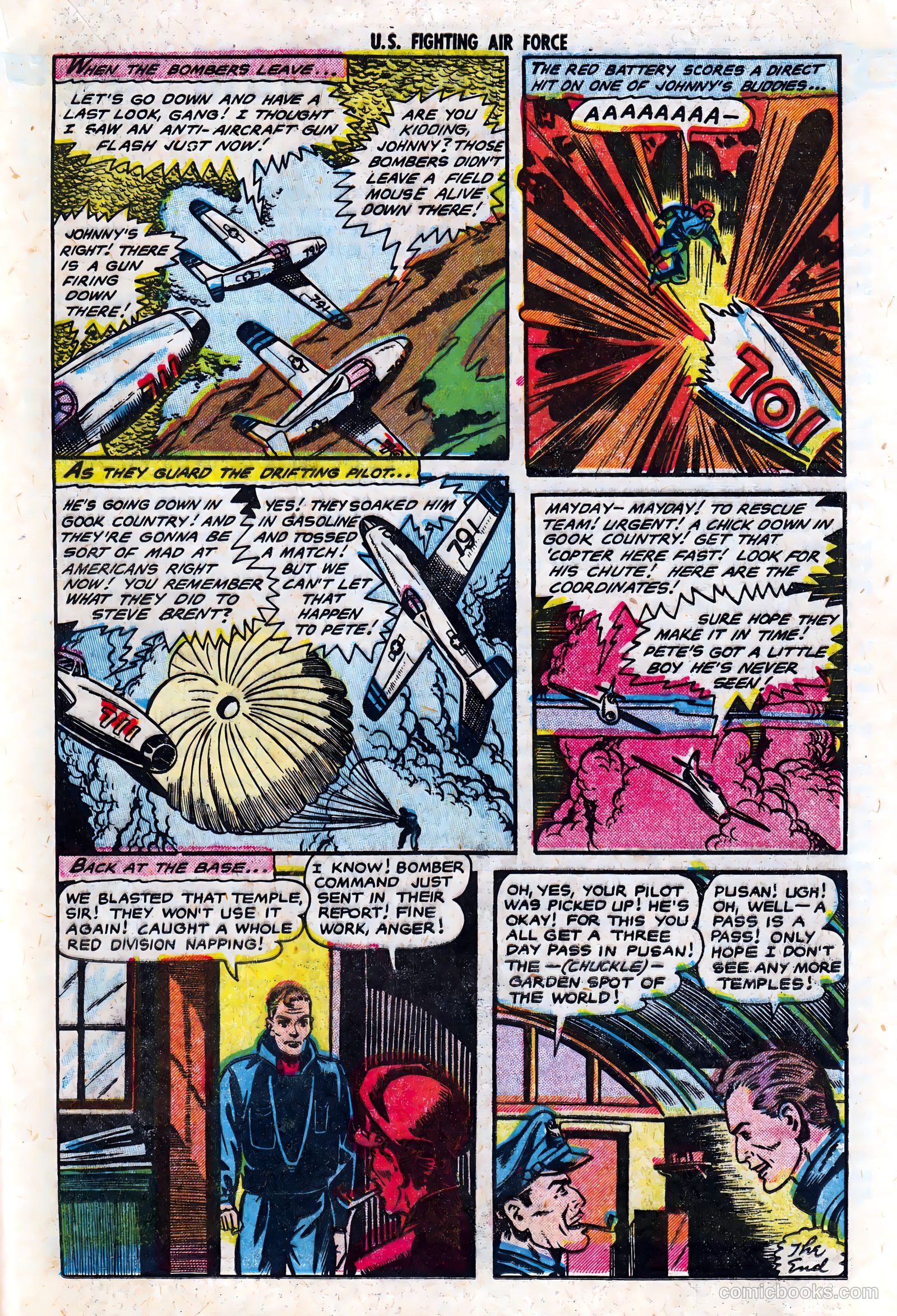 U.S. Fighting Air Force #5 (1953) — page 17 of 36