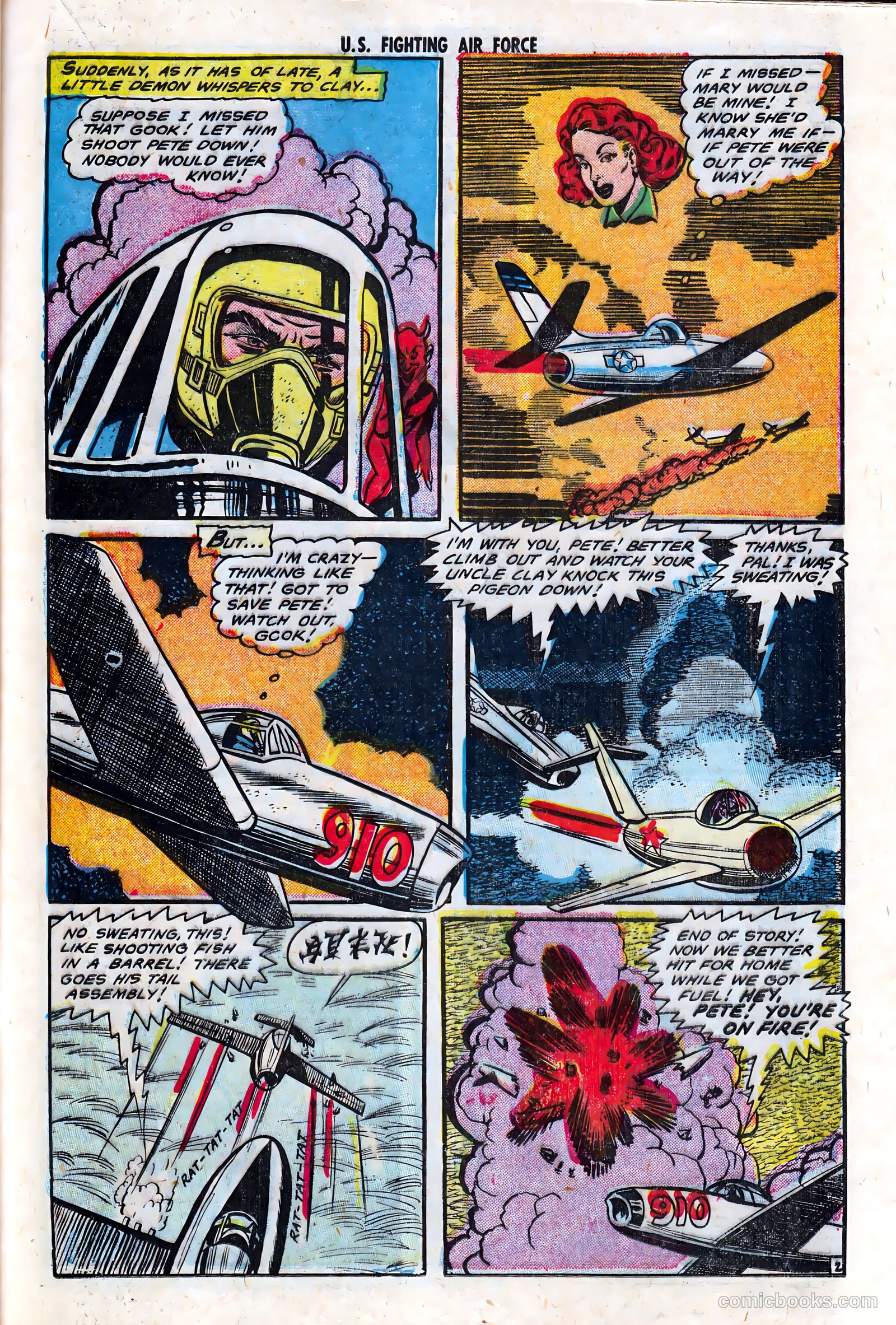 U.S. Fighting Air Force #5 (1953) — page 21 of 36