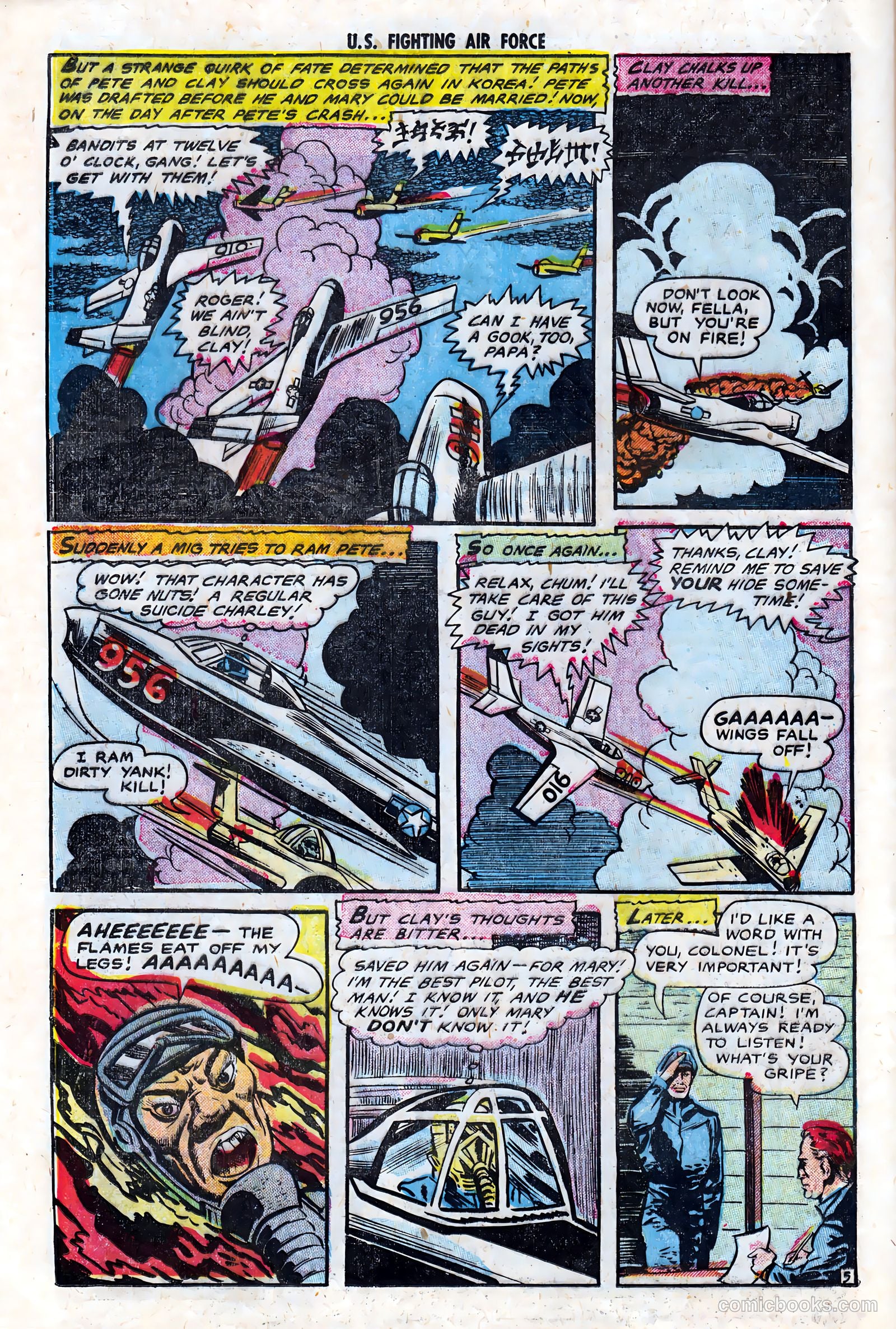 U.S. Fighting Air Force #5 (1953) — page 24 of 36
