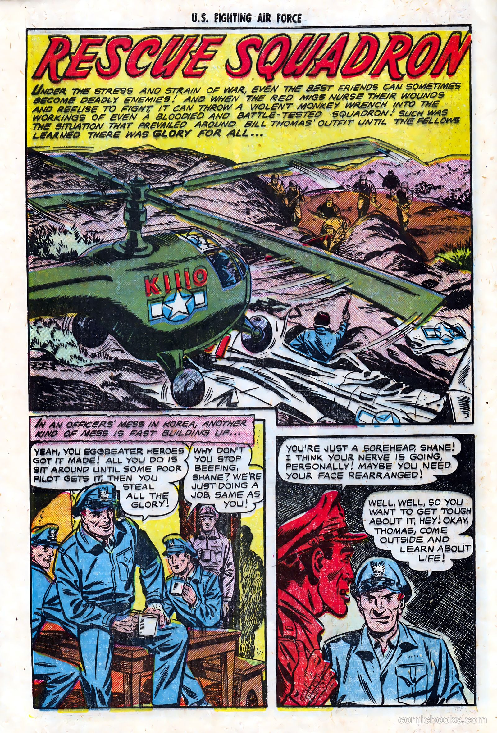 U.S. Fighting Air Force #5 (1953) — page 28 of 36