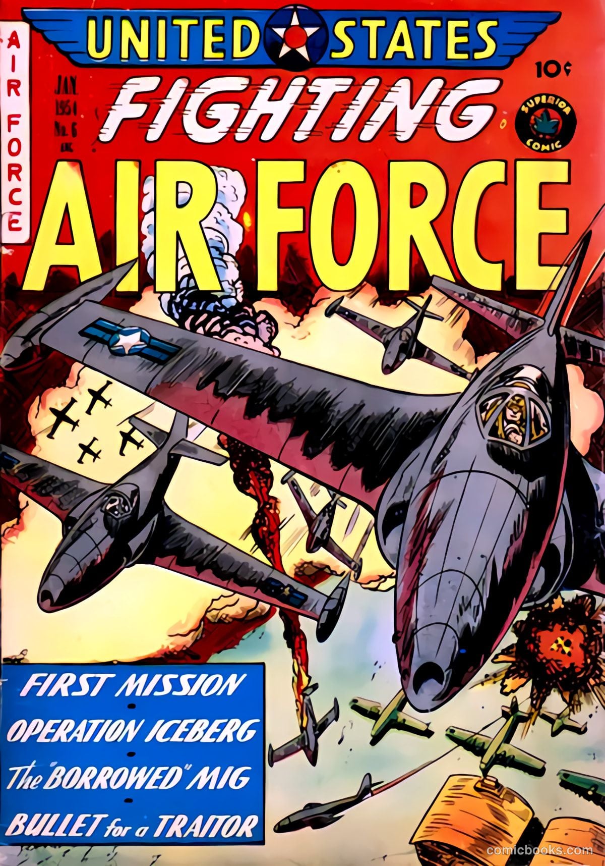 U.S. Fighting Air Force #6 (1954) — page 2 of 38