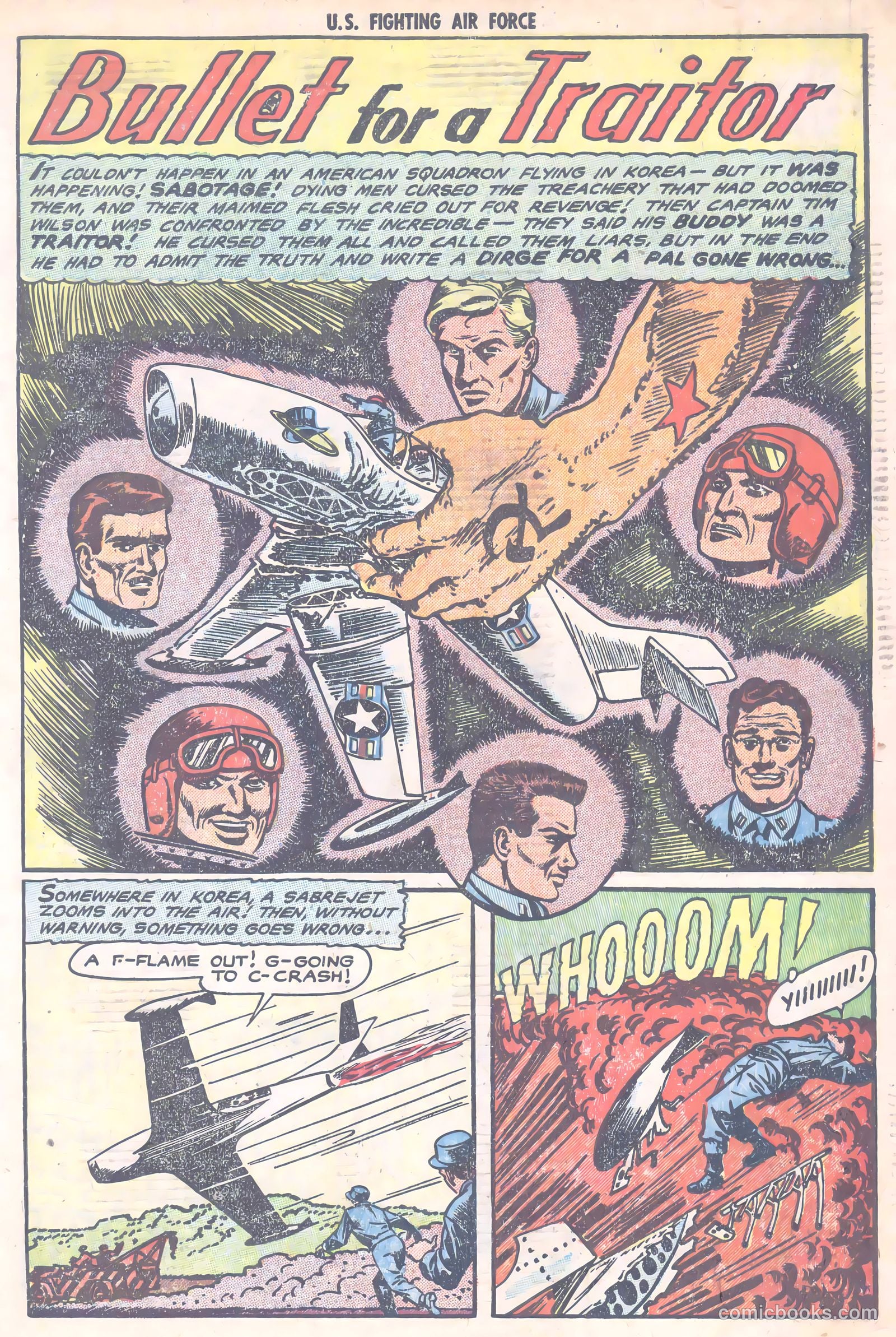 U.S. Fighting Air Force #6 (1954) — page 5 of 38