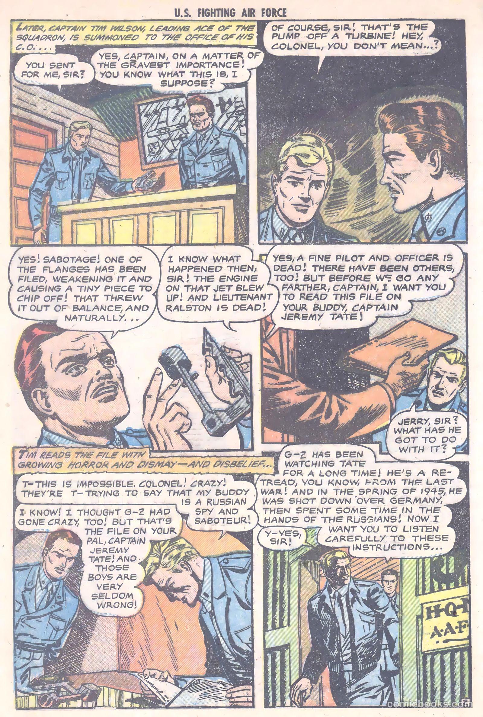 U.S. Fighting Air Force #6 (1954) — page 6 of 38