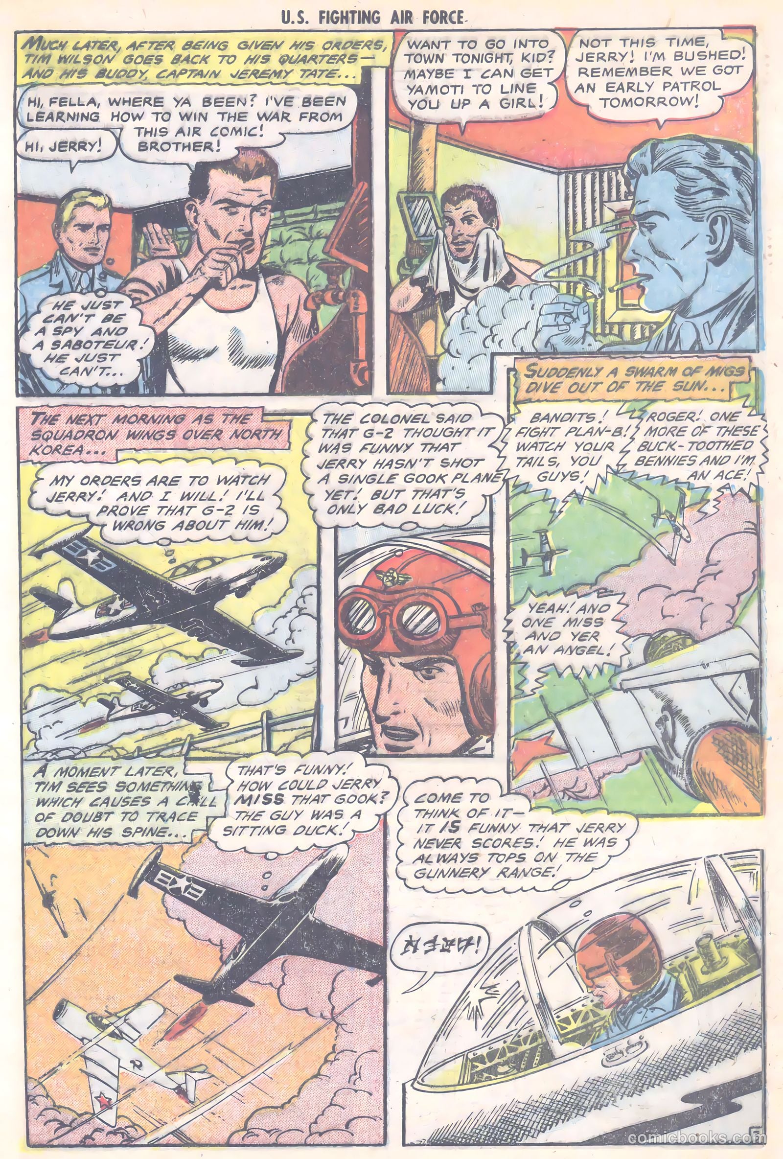 U.S. Fighting Air Force #6 (1954) — page 7 of 38