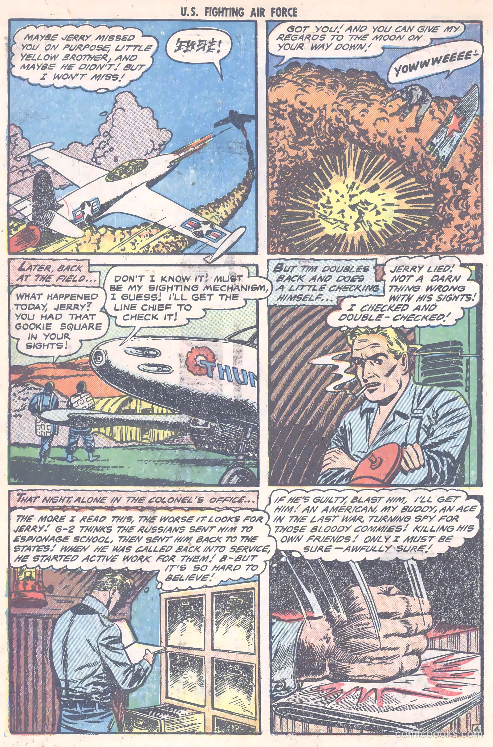 U.S. Fighting Air Force #6 (1954) — page 8 of 38