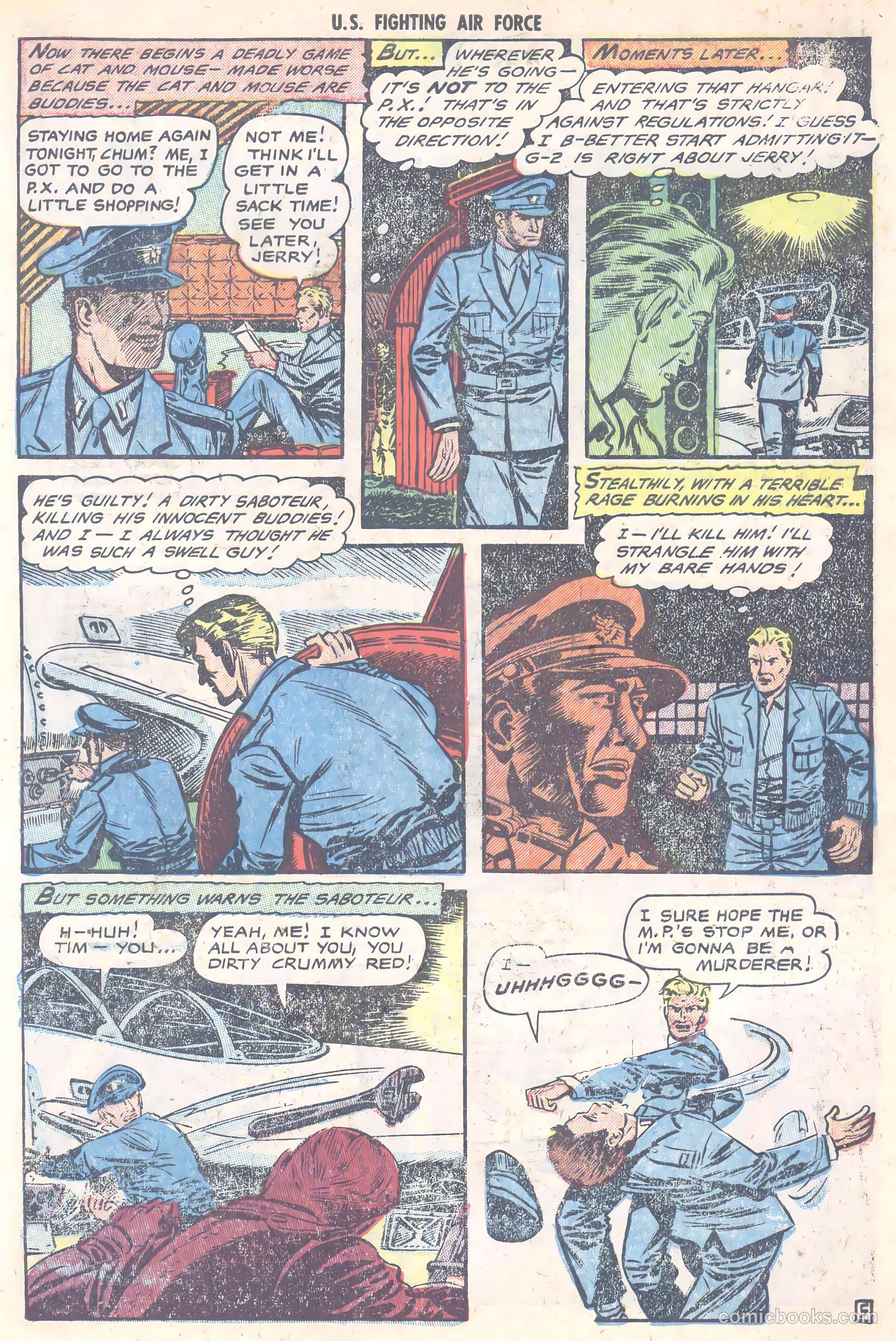 U.S. Fighting Air Force #6 (1954) — page 9 of 38