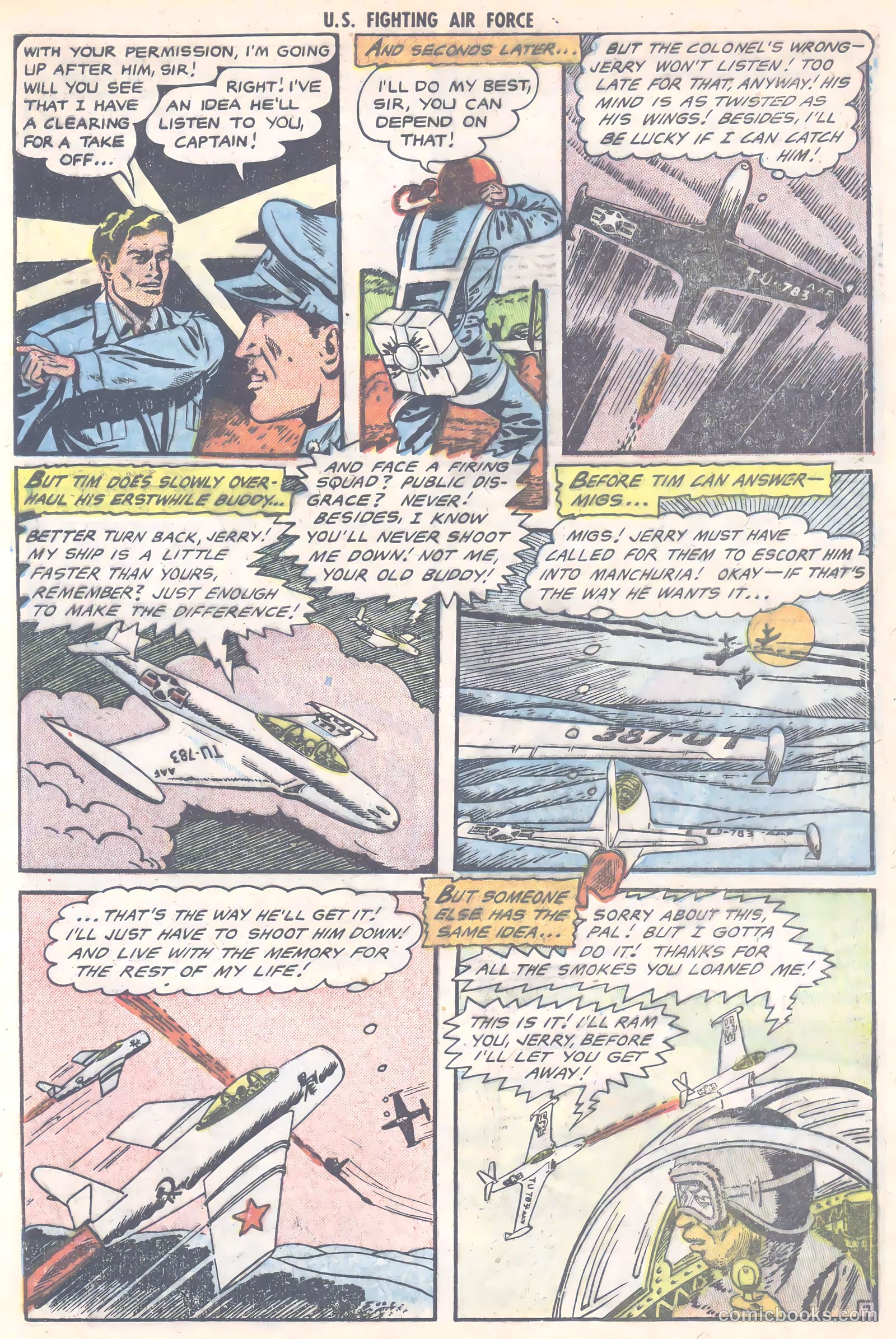 U.S. Fighting Air Force #6 (1954) — page 11 of 38