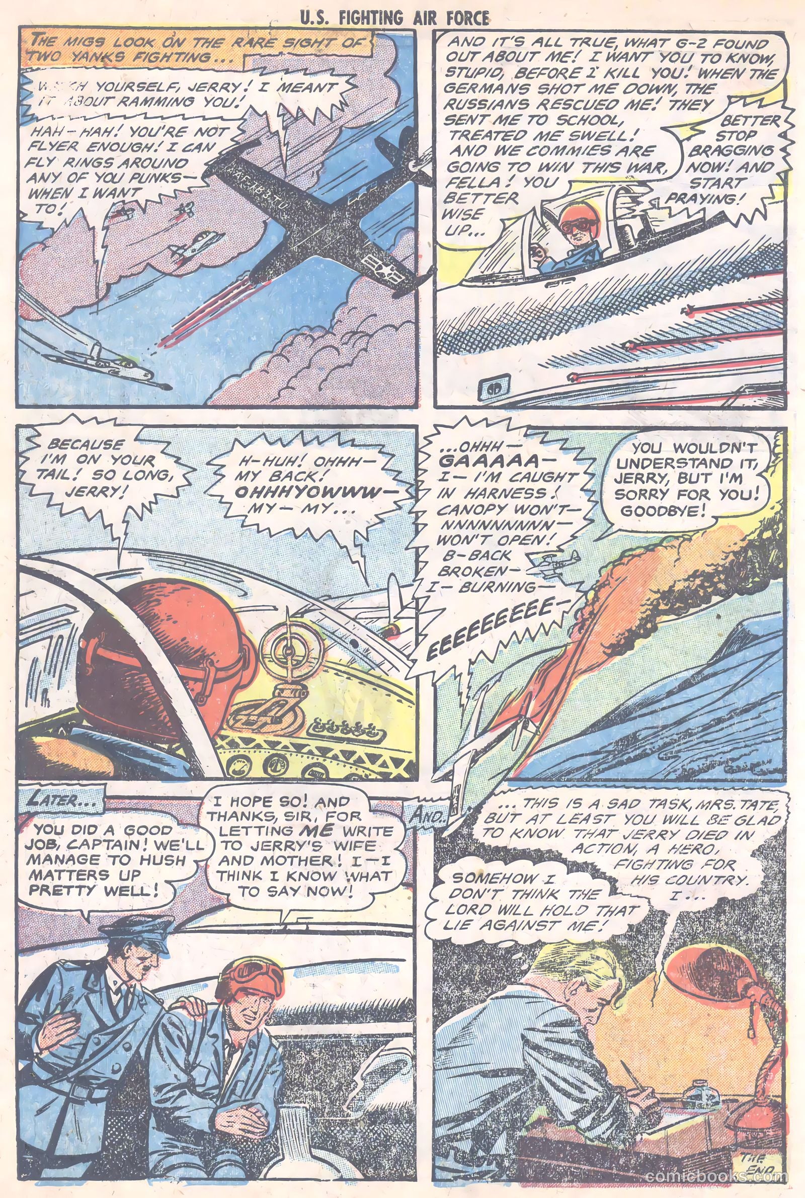 U.S. Fighting Air Force #6 (1954) — page 12 of 38