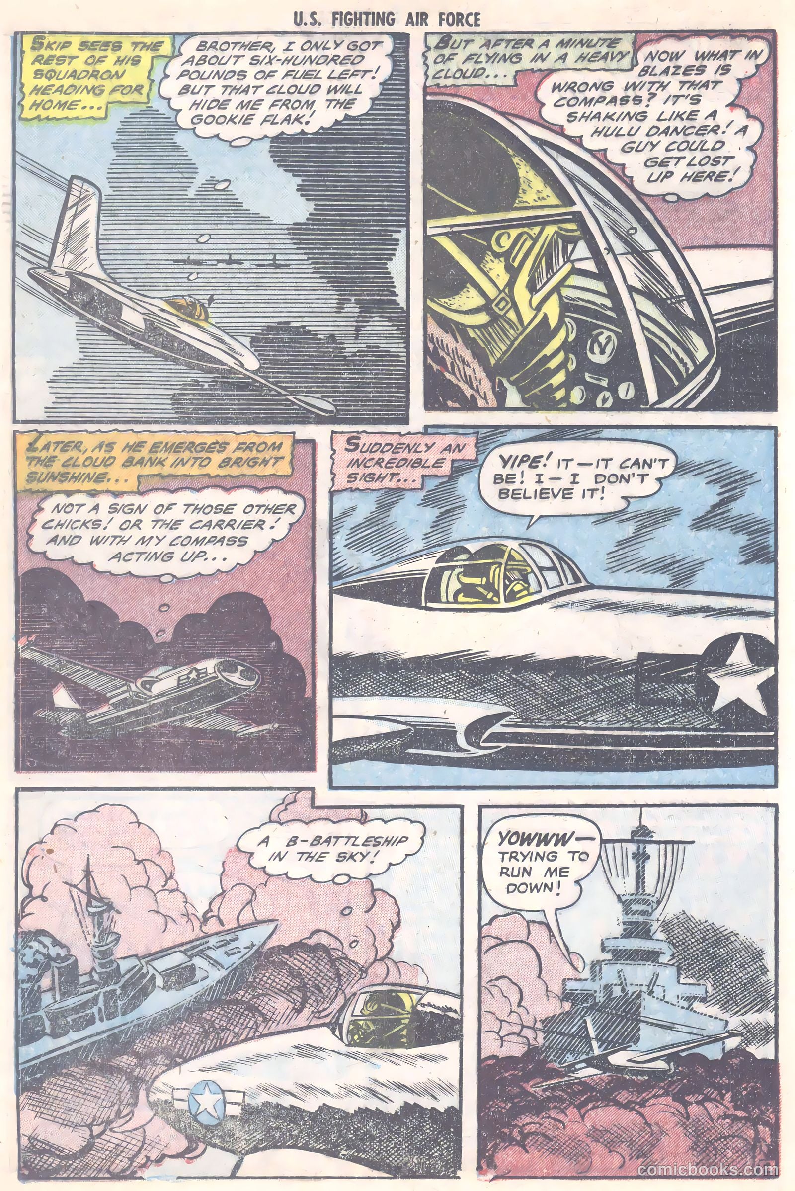 U.S. Fighting Air Force #6 (1954) — page 14 of 38