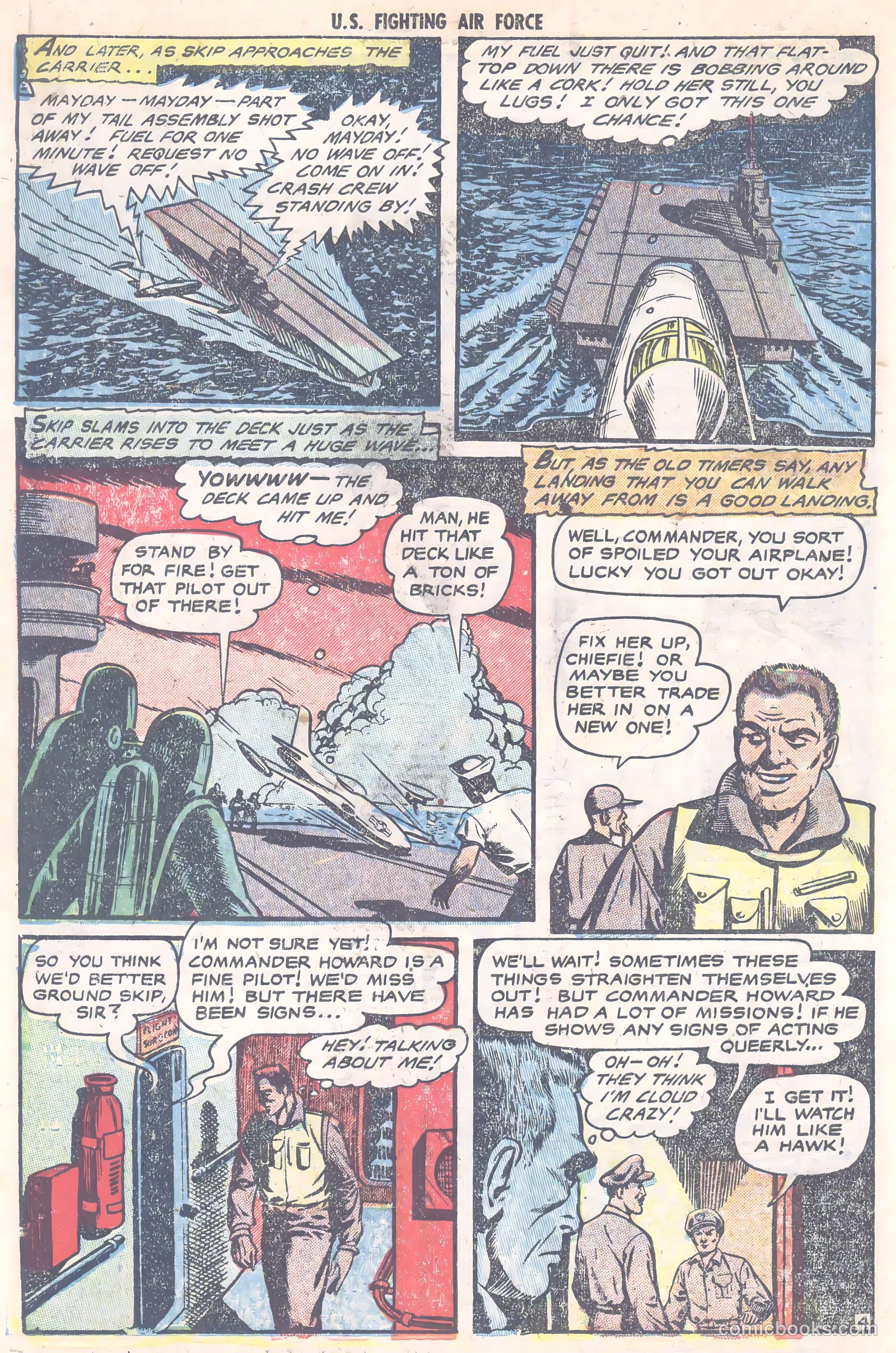 U.S. Fighting Air Force #6 (1954) — page 16 of 38